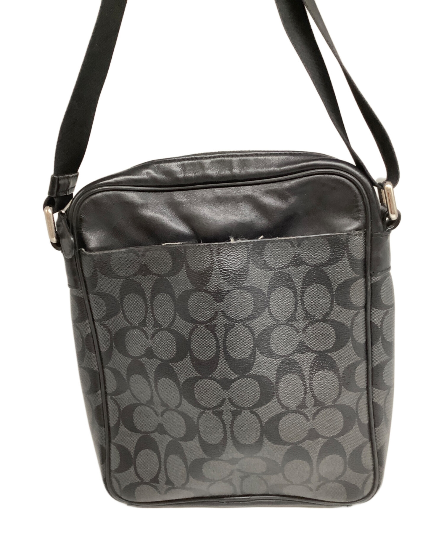 中古・古着通販】COACH (コーチ) ショルダーバッグ ブラック｜ブランド 