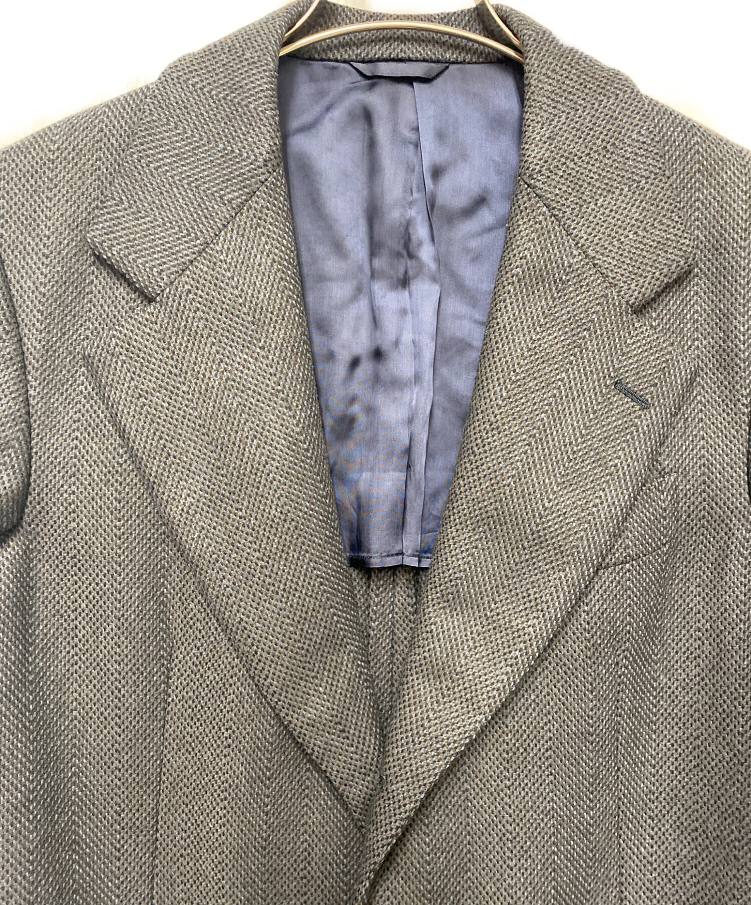 中古・古着通販】Belvest (ベルヴェスト) チェスターコート グレー