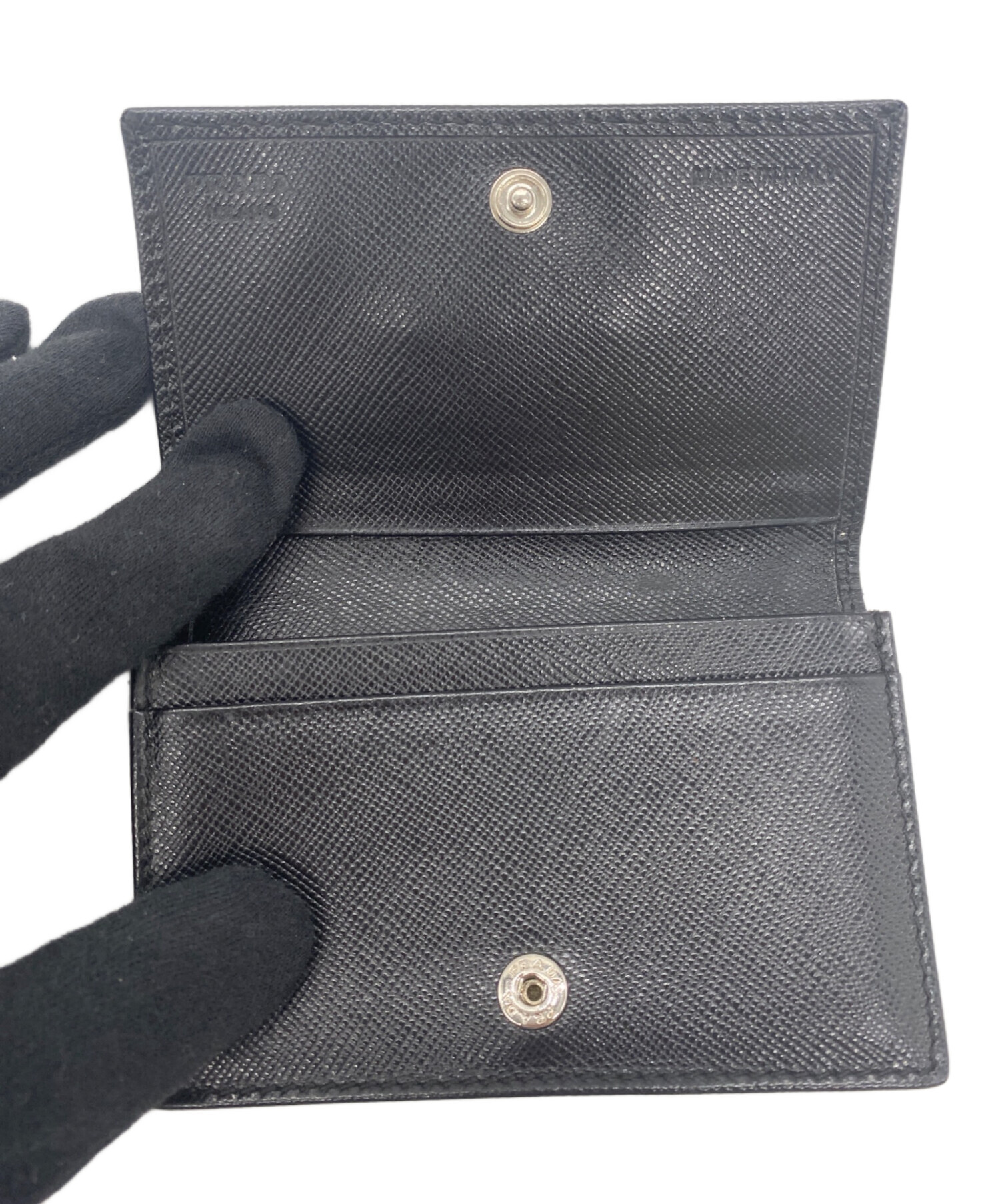 中古・古着通販】PRADA (プラダ) カードケース ブラック｜ブランド