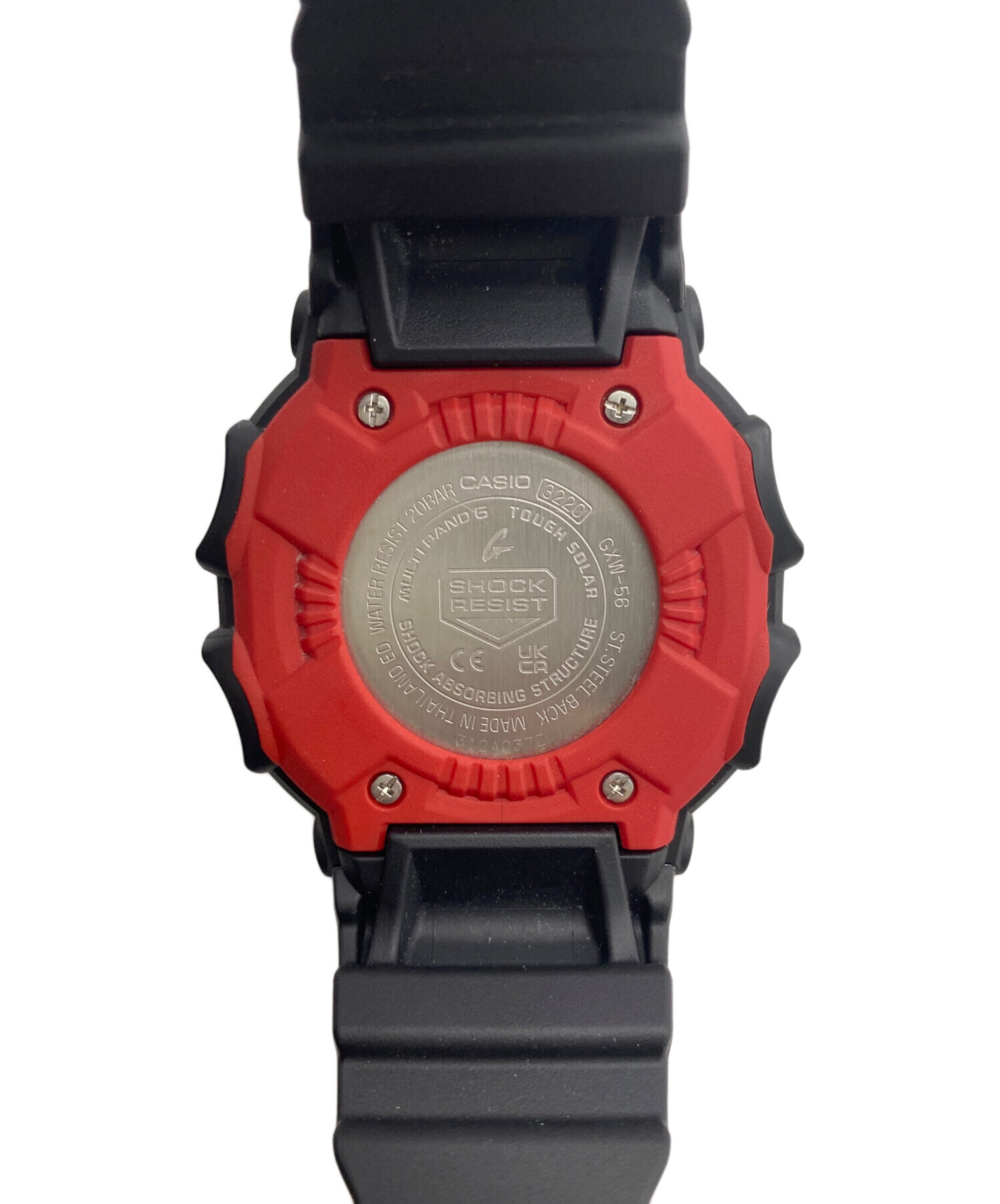 中古・古着通販】CASIO (カシオ) 腕時計 ブラック×レッド｜ブランド