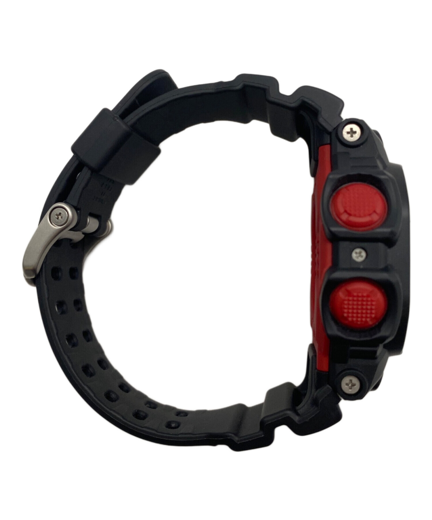 きたさん専用中古品　CASIO カシオ 腕時計 中古・古着通販】CASIO (カシオ) 腕時計 ブラック×レッド｜ブランド