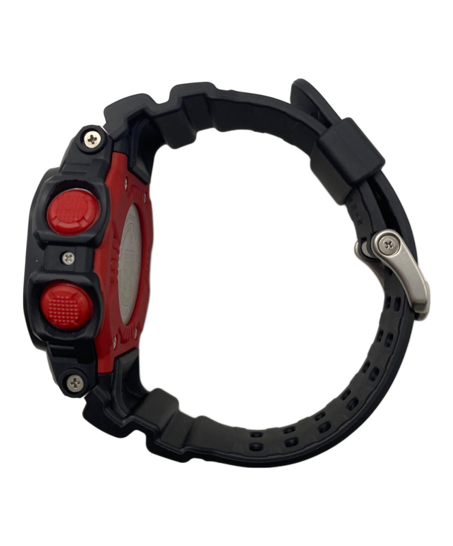 中古・古着通販】CASIO (カシオ) 腕時計 ブラック×レッド｜ブランド