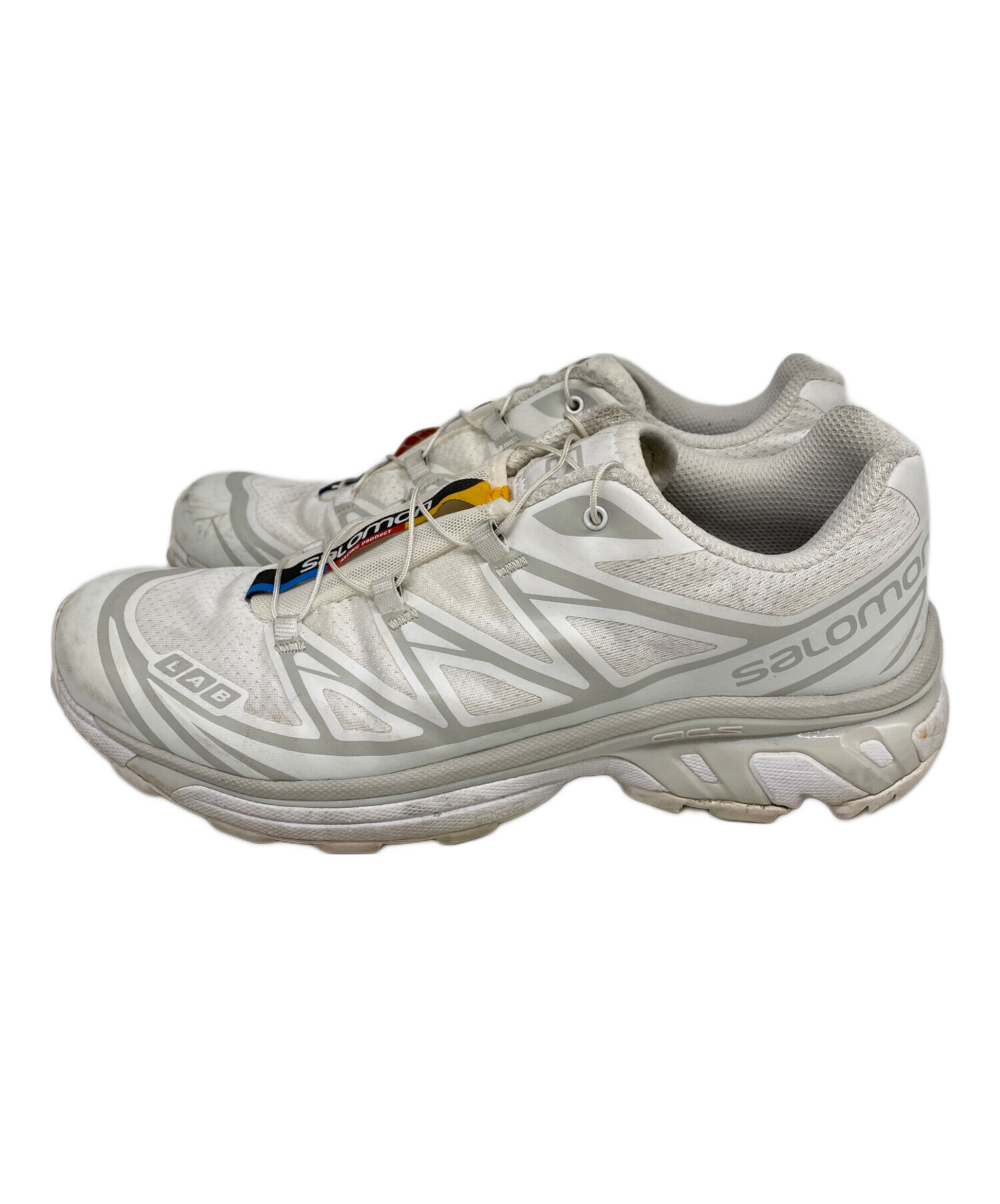 中古・古着通販】SALOMON (サロモン) スニーカー ホワイト サイズ:27.5