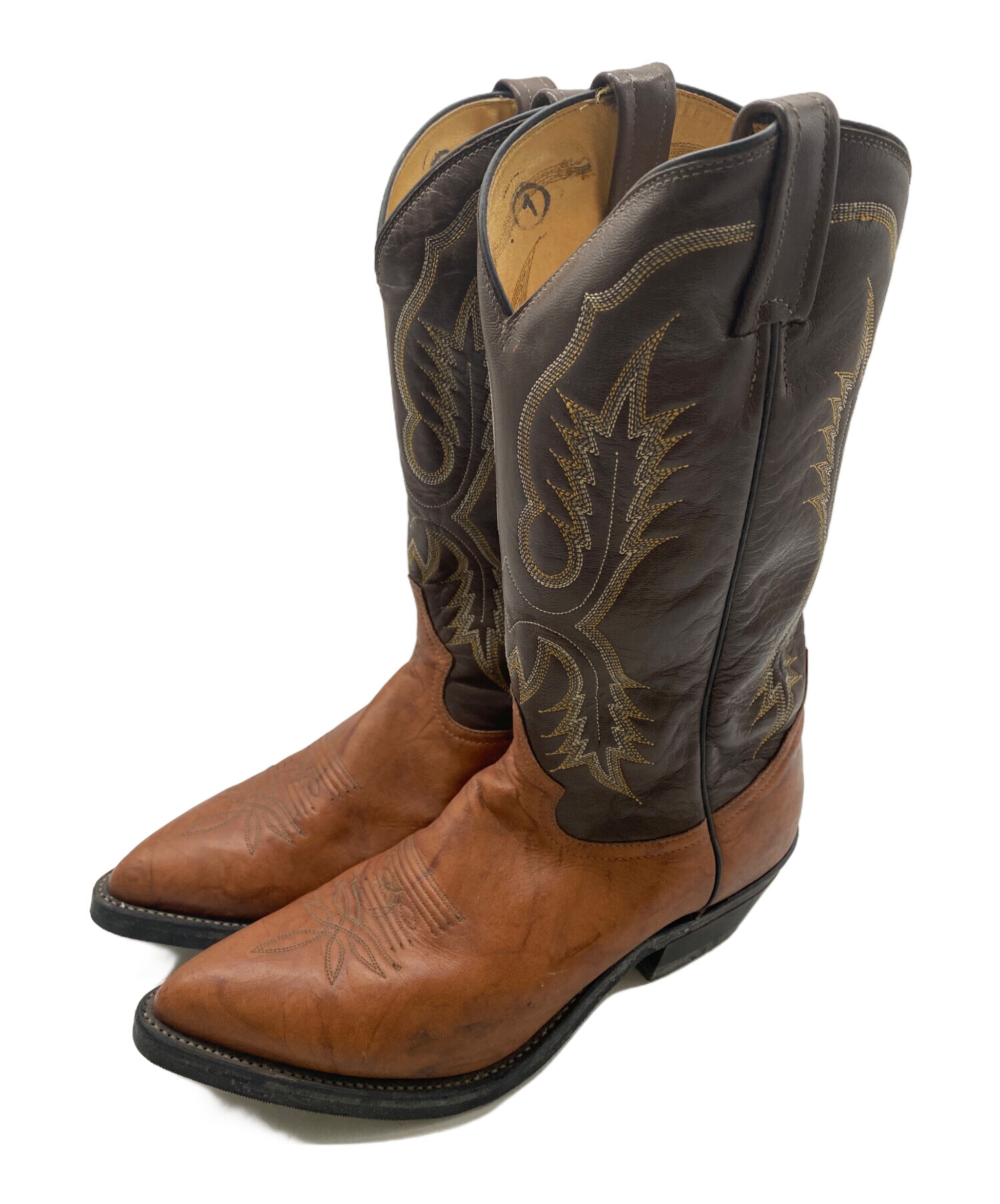 中古・古着通販】TONY LAMA (トニーラマ) ウェスタンブーツ ブラウン