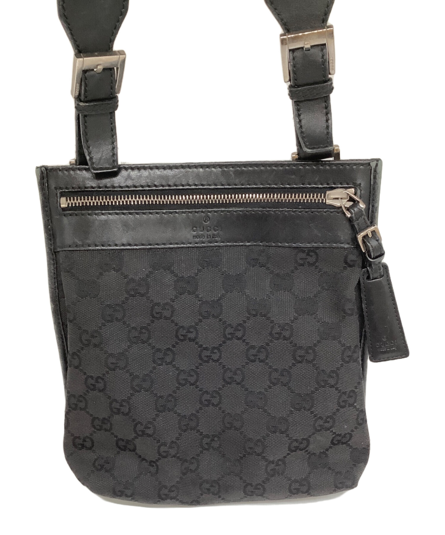 中古・古着通販】GUCCI (グッチ) ショルダーバッグ ブラック｜ブランド