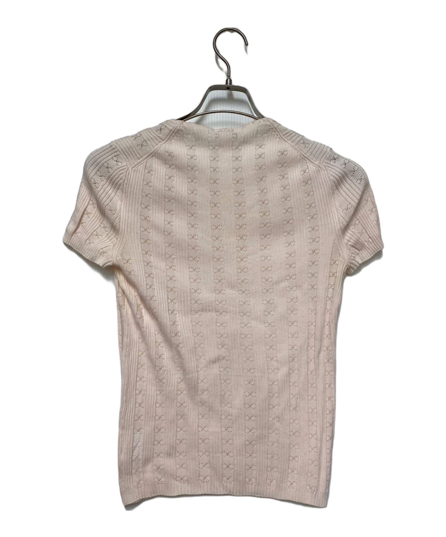 中古・古着通販】CHANEL (シャネル) 半袖カットソー ピンク サイズ:44