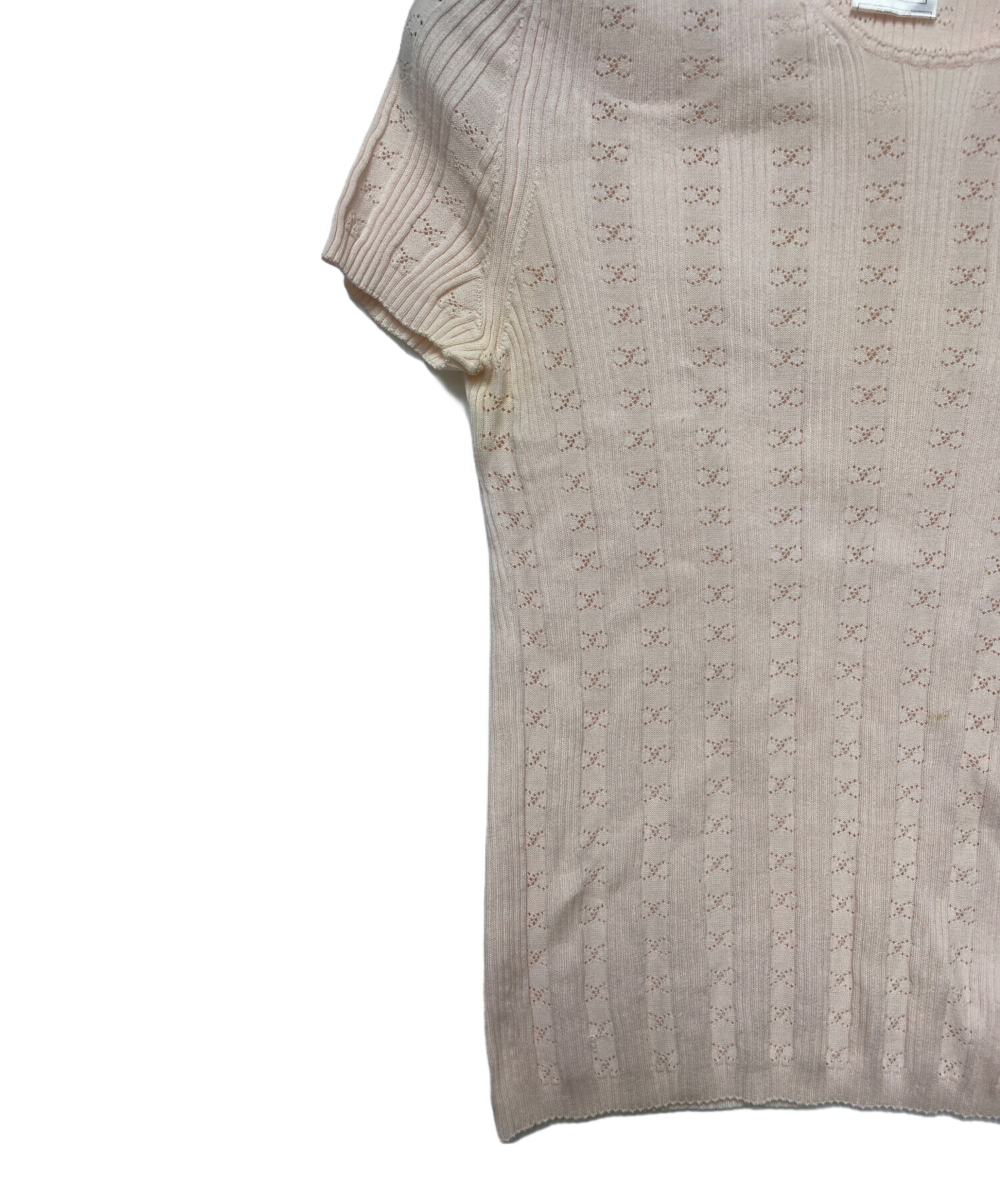 中古・古着通販】CHANEL (シャネル) 半袖カットソー ピンク サイズ:44