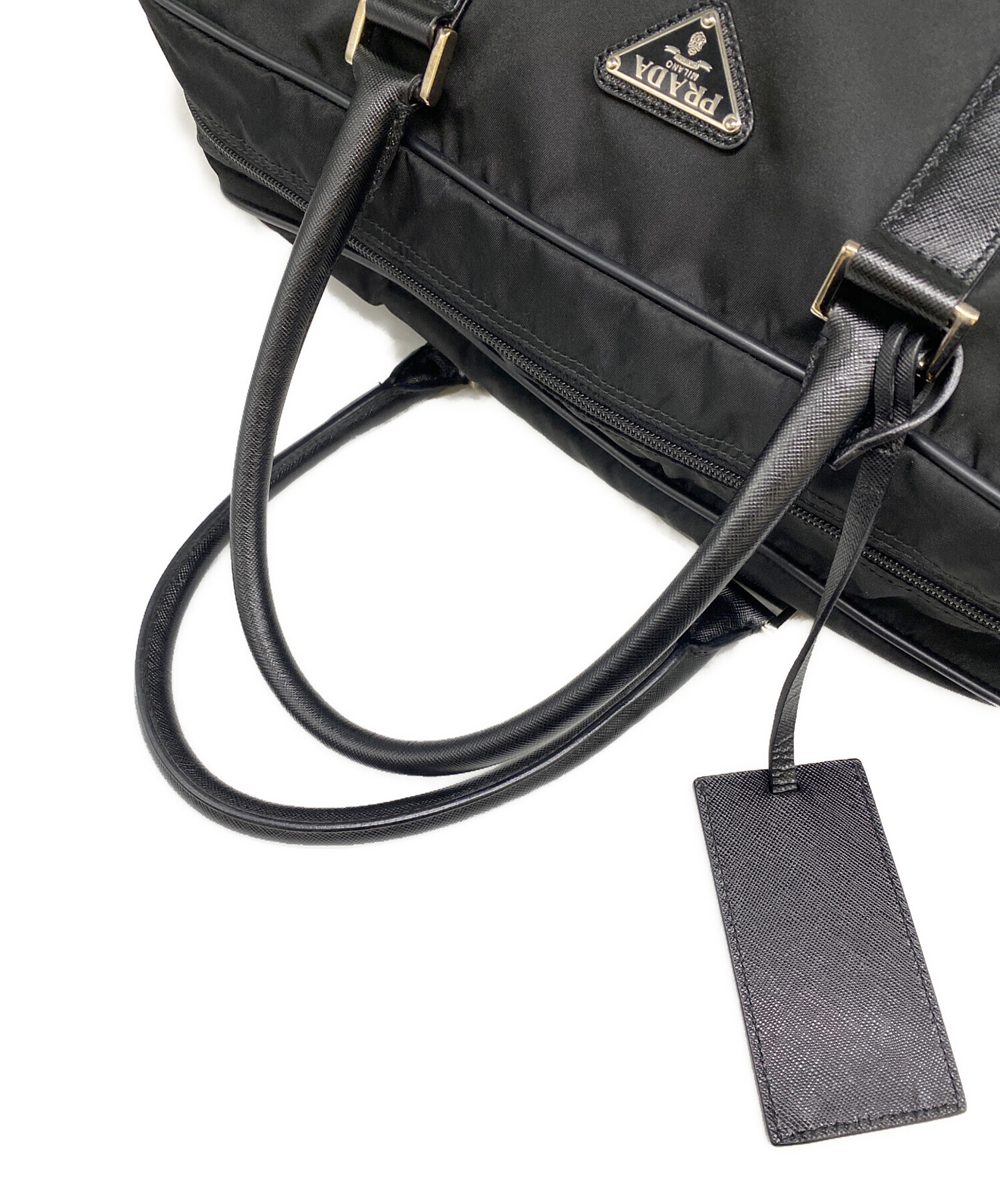 中古・古着通販】PRADA (プラダ) ボストンバッグ ブラック｜ブランド