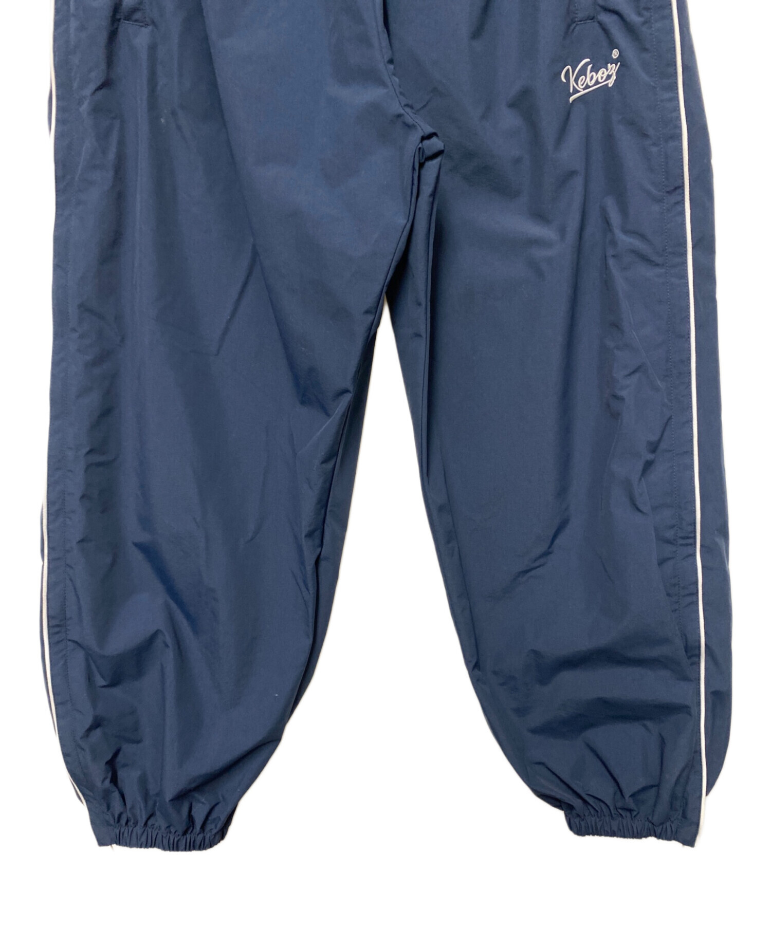 中古・古着通販】KEBOZ (ケボズ) 2TONE TRACK PANTS ネイビー サイズ:L