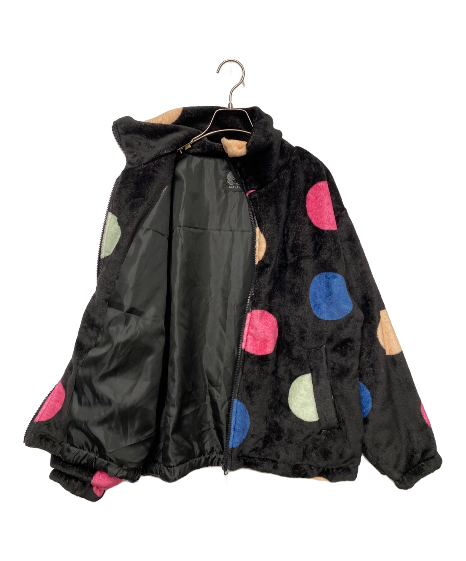 中古・古着通販】SCOLAR (スカラ) フリースジャケット ブラック サイズ 