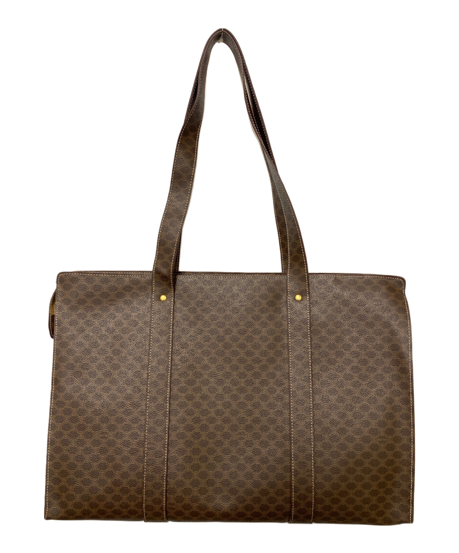 CELINE ブラウン トートバッグ 中古・古着通販】CELINE (セリーヌ) トートバッグ ブラウン｜ブランド