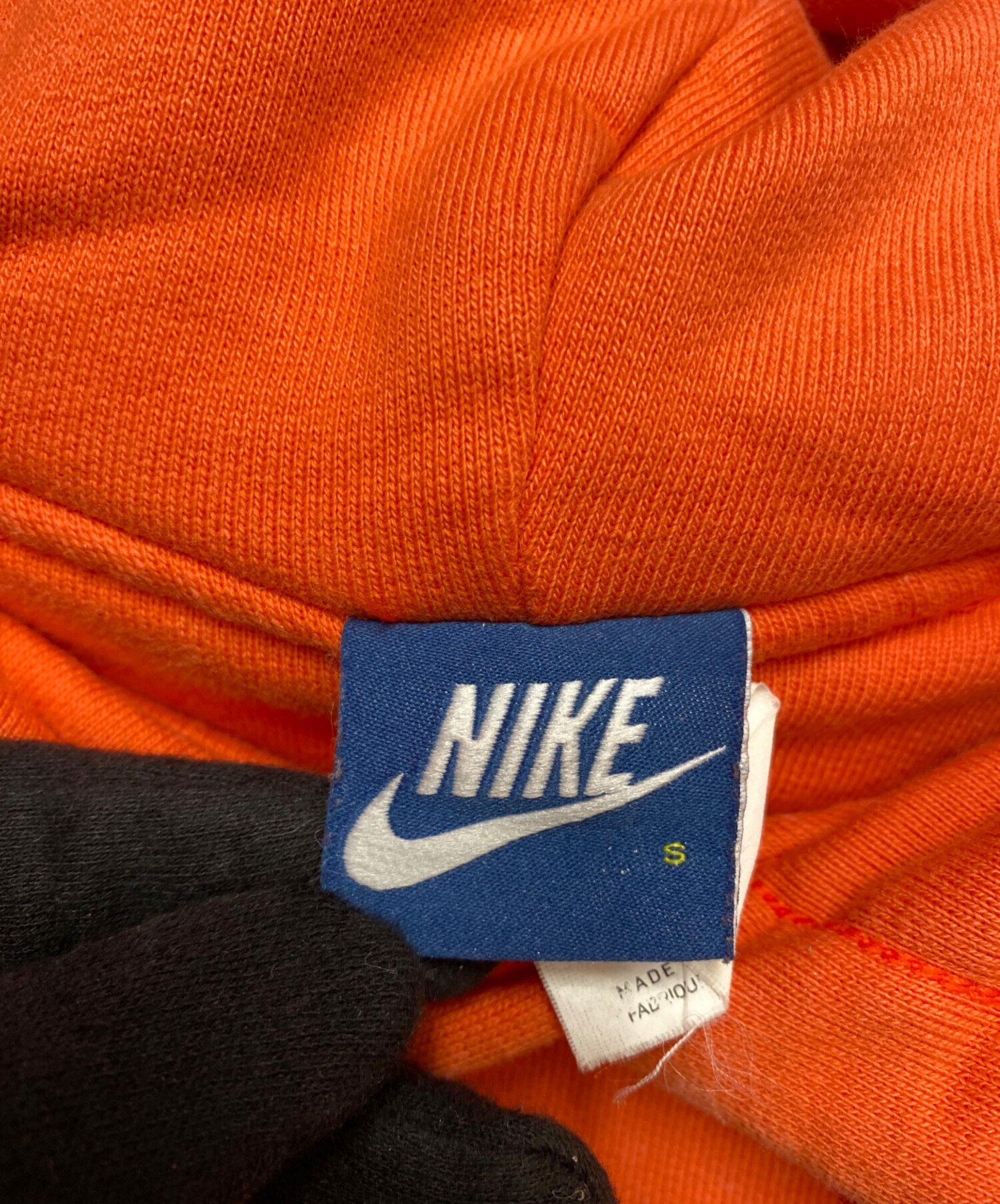 中古・古着通販】NIKE (ナイキ) プルオーバーパーカー オレンジ サイズ