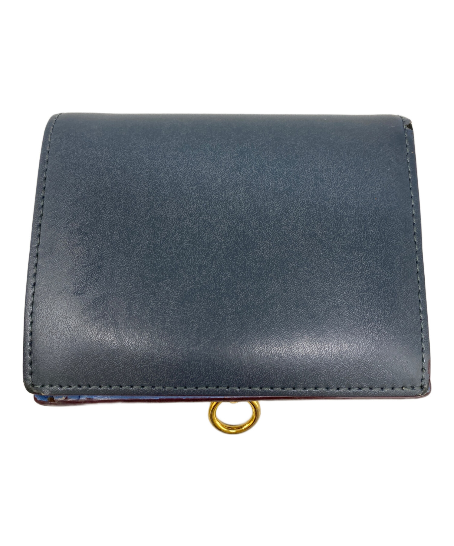 中古・古着通販】FENDI (フェンディ) 2つ折り財布 ブルー｜ブランド
