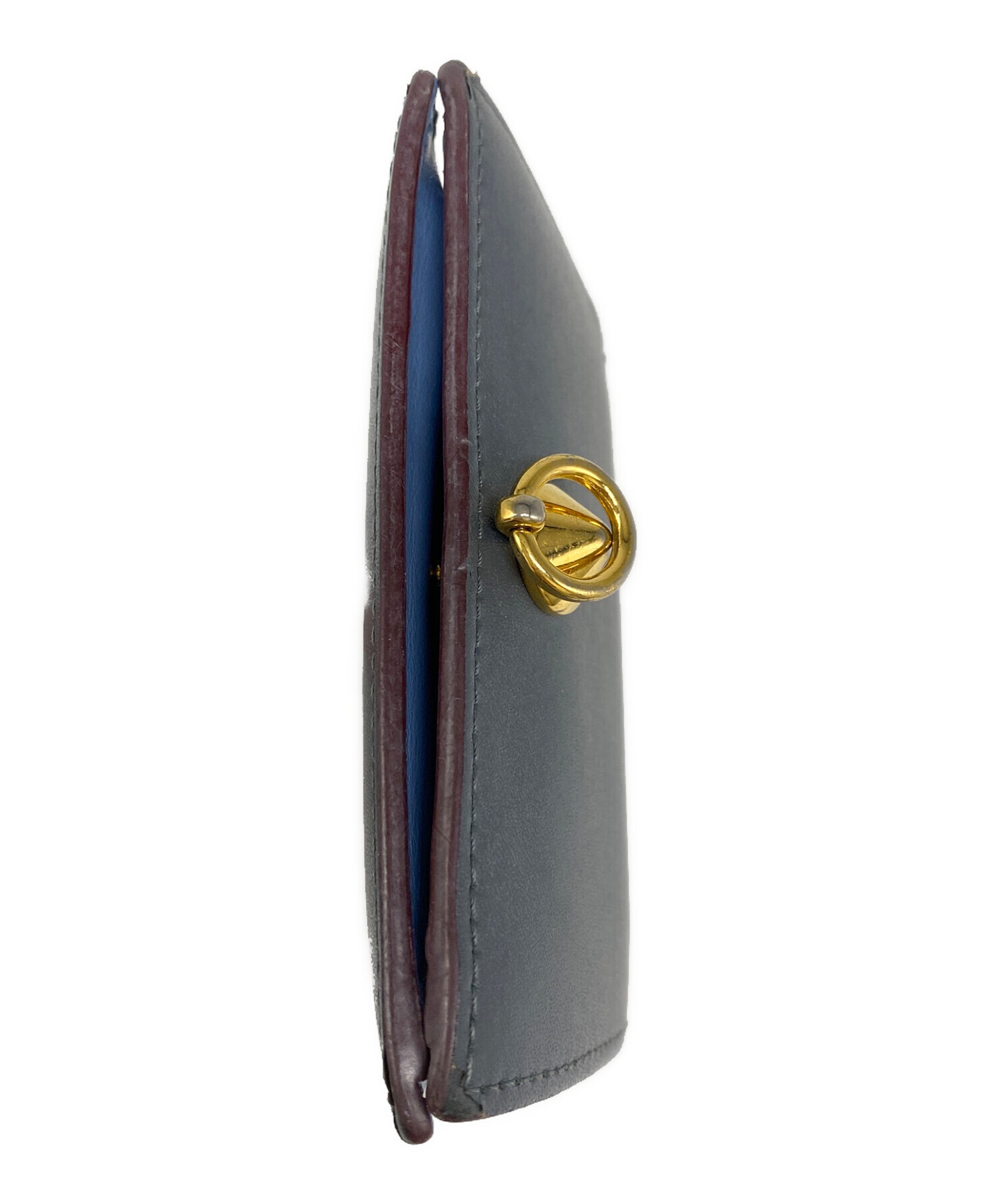 中古・古着通販】FENDI (フェンディ) 2つ折り財布 ブルー｜ブランド