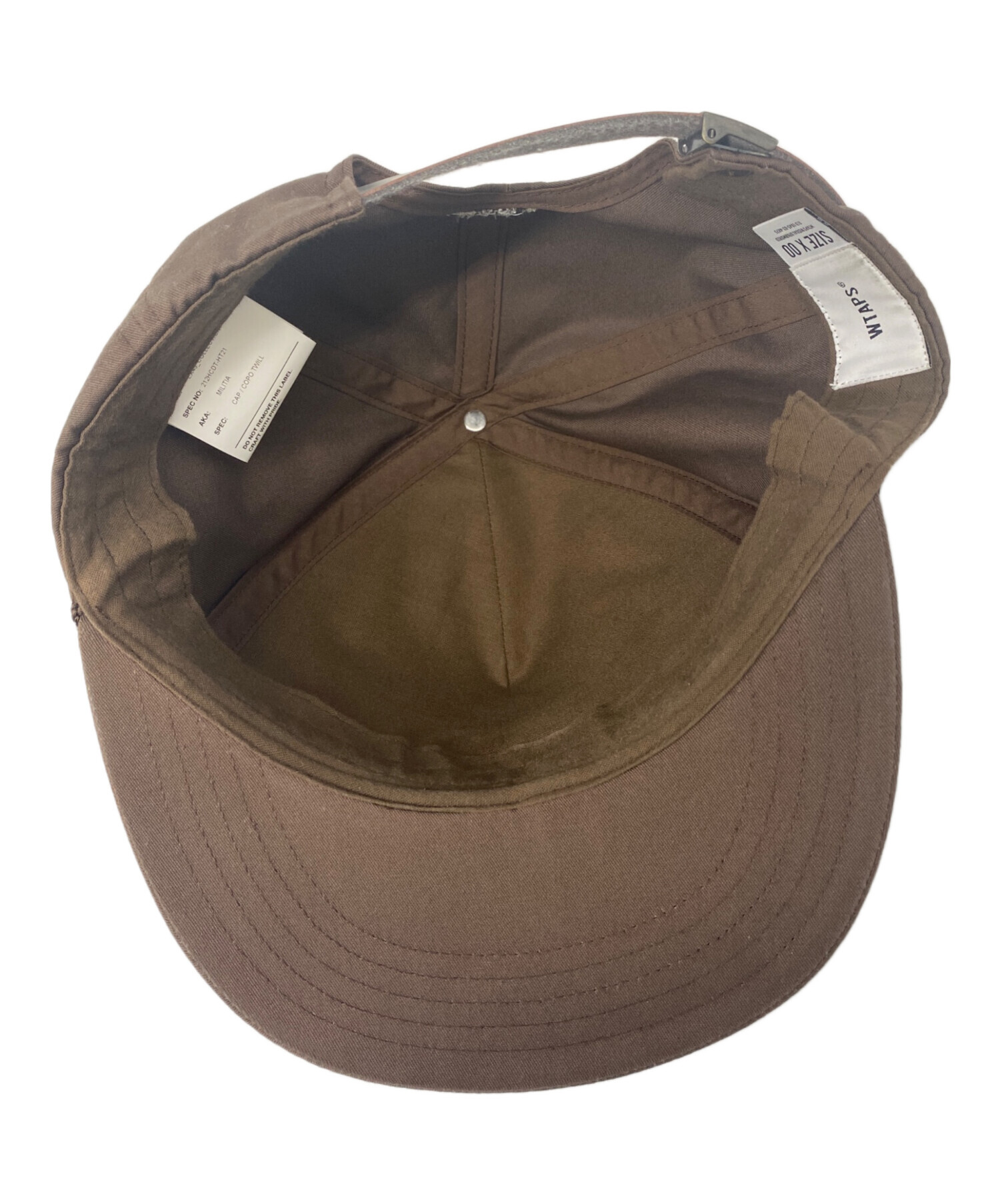 中古・古着通販】WTAPS (ダブルタップス) キャップ ブラウン｜ブランド