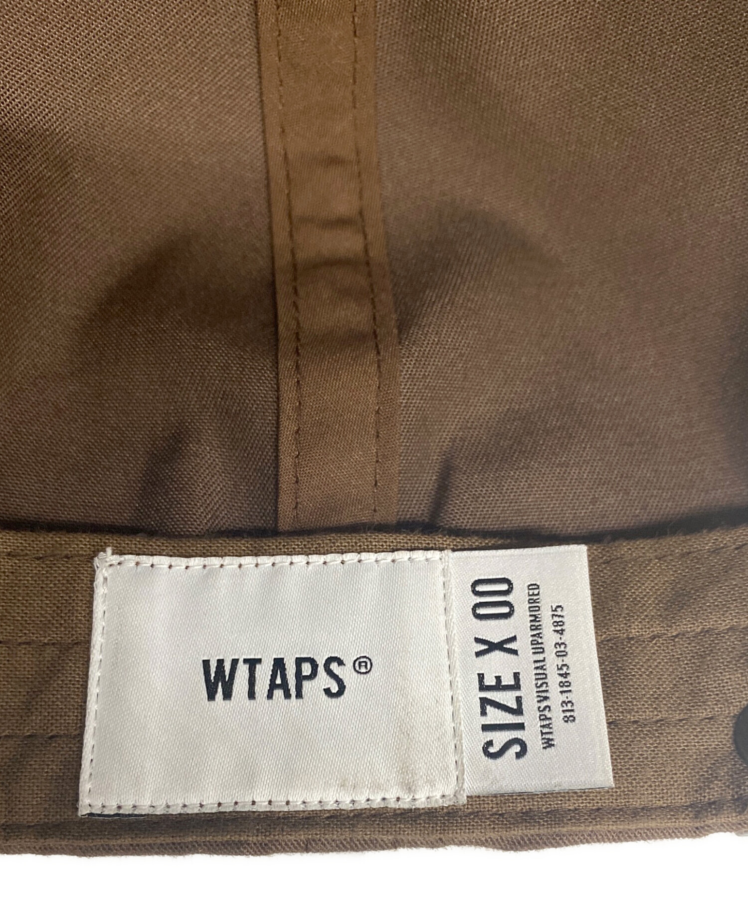 WTAPS キャップ ブラウン 中古・古着通販】WTAPS (ダブルタップス) キャップ ブラウン｜ブランド