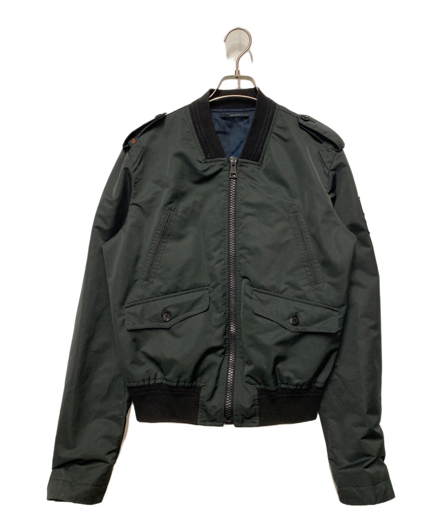 中古・古着通販】GUCCI (グッチ) ブルゾン ブラック サイズ:46 