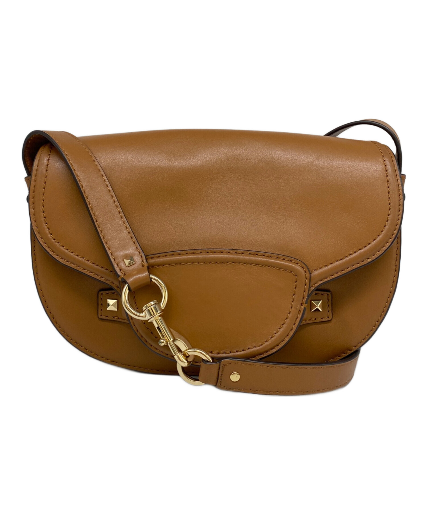 MICHAEL KORS ショルダーバッグ ブラウン 中古・古着通販】MICHAEL KORS (マイケル・コース) ショルダーバッグ