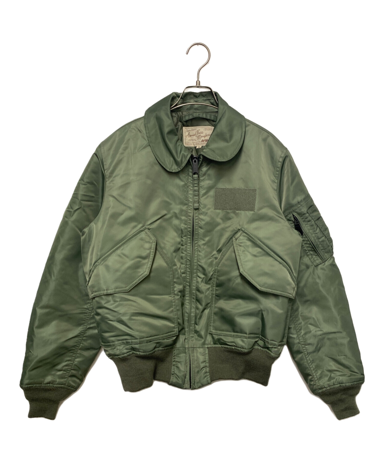 中古・古着通販】AVIREX (アヴィレックス) ナイロンブルゾン グリーン