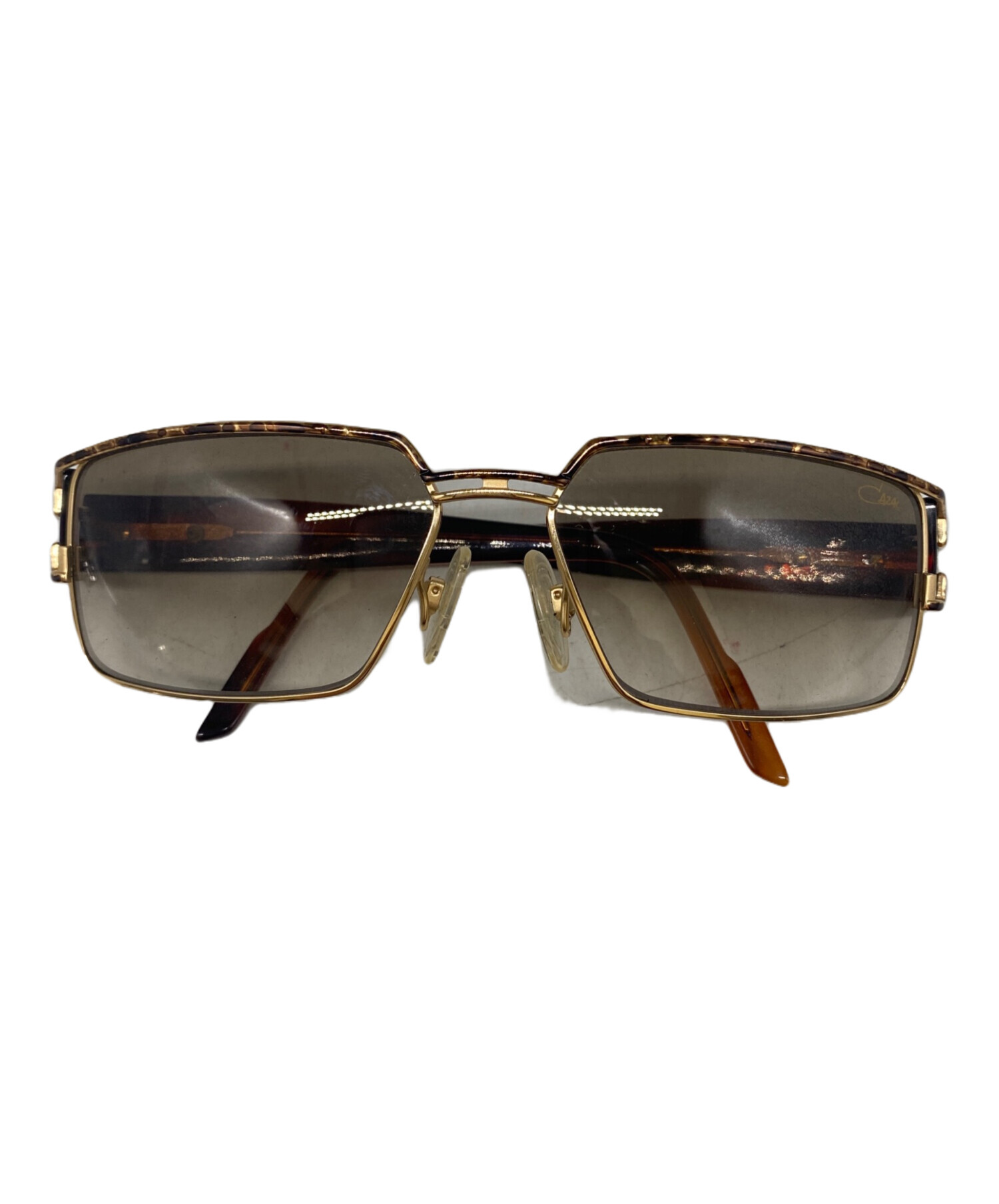 CAZAL(カザール) サングラス - ブラウン×シルバー×マルチ CAZAL（カザール） サングラス LEGENDS 958-033 ブラウン 958 C033 丸
