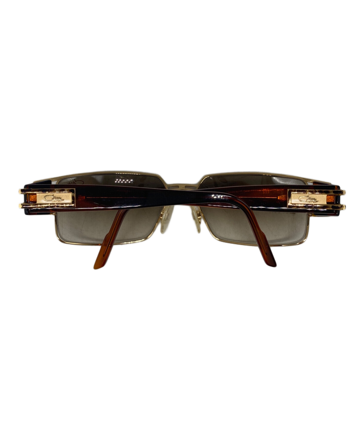 CAZAL(カザール) サングラス - ブラウン×シルバー×マルチ 中古・古着通販】CAZAL (カザール) サングラス ブラウン｜ブランド