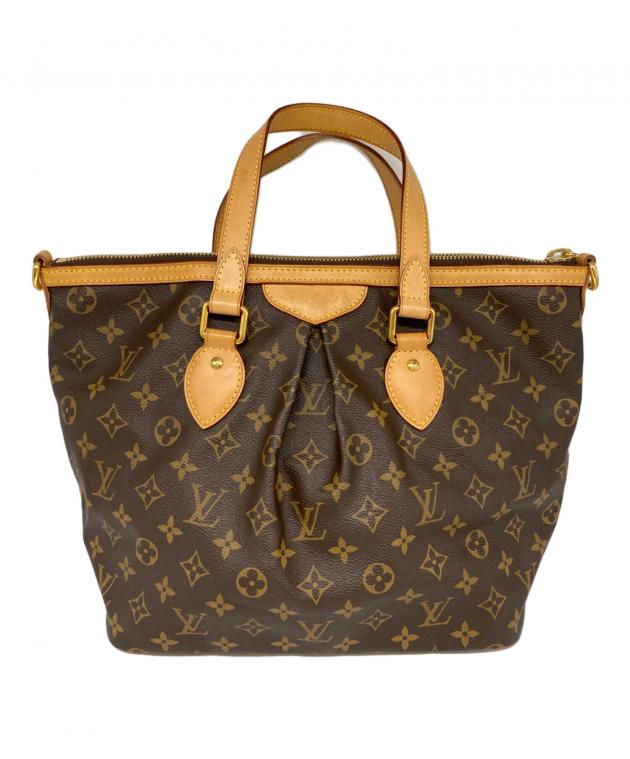 Louis Vuitton ブラウンレザートートバッグ 中古・古着通販】LOUIS VUITTON (ルイ ヴィトン) トートバッグ