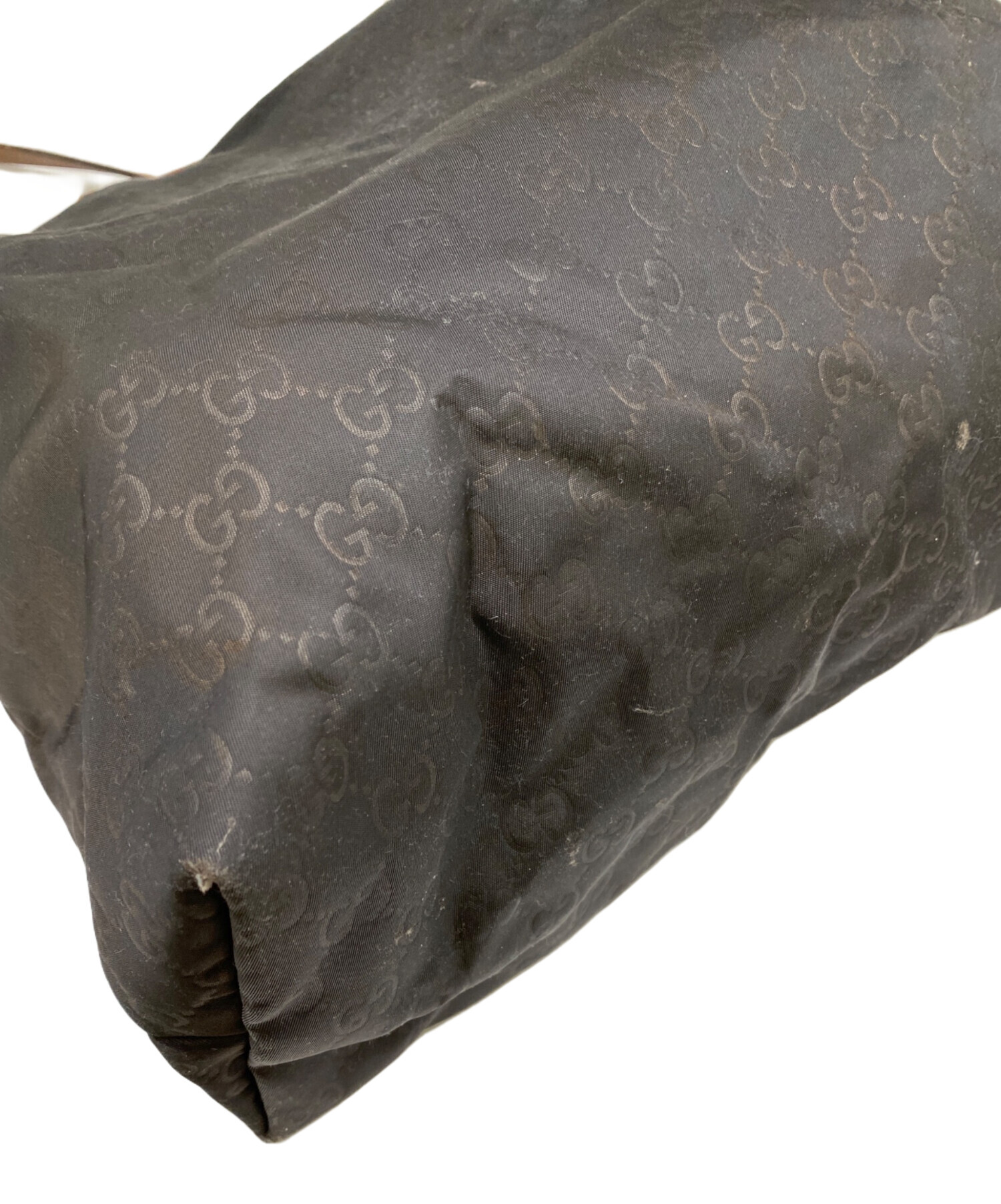 中古・古着通販】GUCCI (グッチ) ナイロントートバッグ ブラック