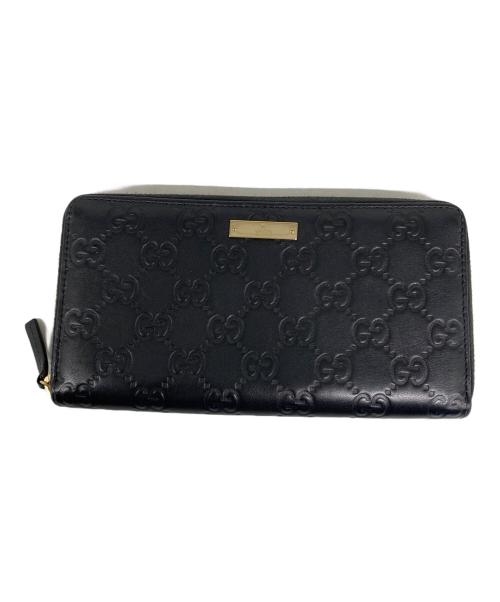 中古・古着通販】GUCCI (グッチ) 長財布 ブラック｜ブランド・古着通販