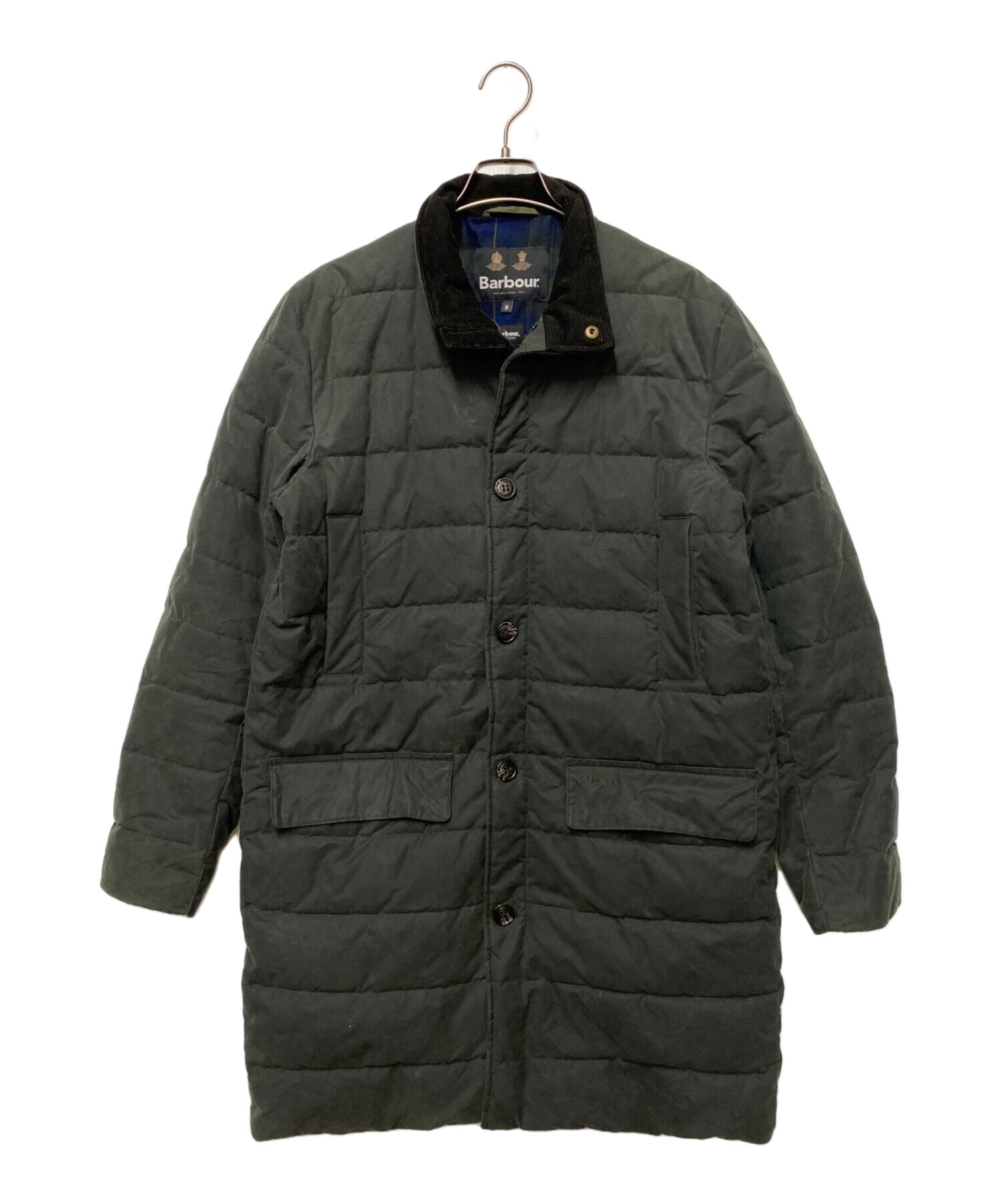 中古・古着通販】Barbour (バブアー) ワックス中綿ジャケット オリーブ