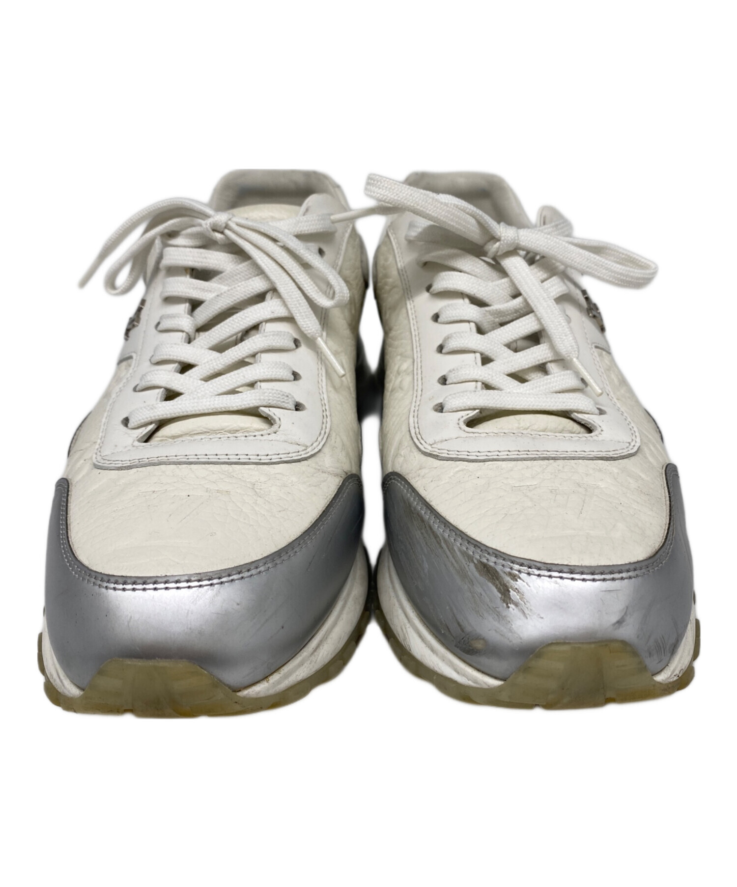 未使用 LOUIS VUITTON スニーカー ランアウェイ・ライン ホワイト 中古・古着通販】LOUIS VUITTON (ルイ ヴィトン) ランアウェイライン