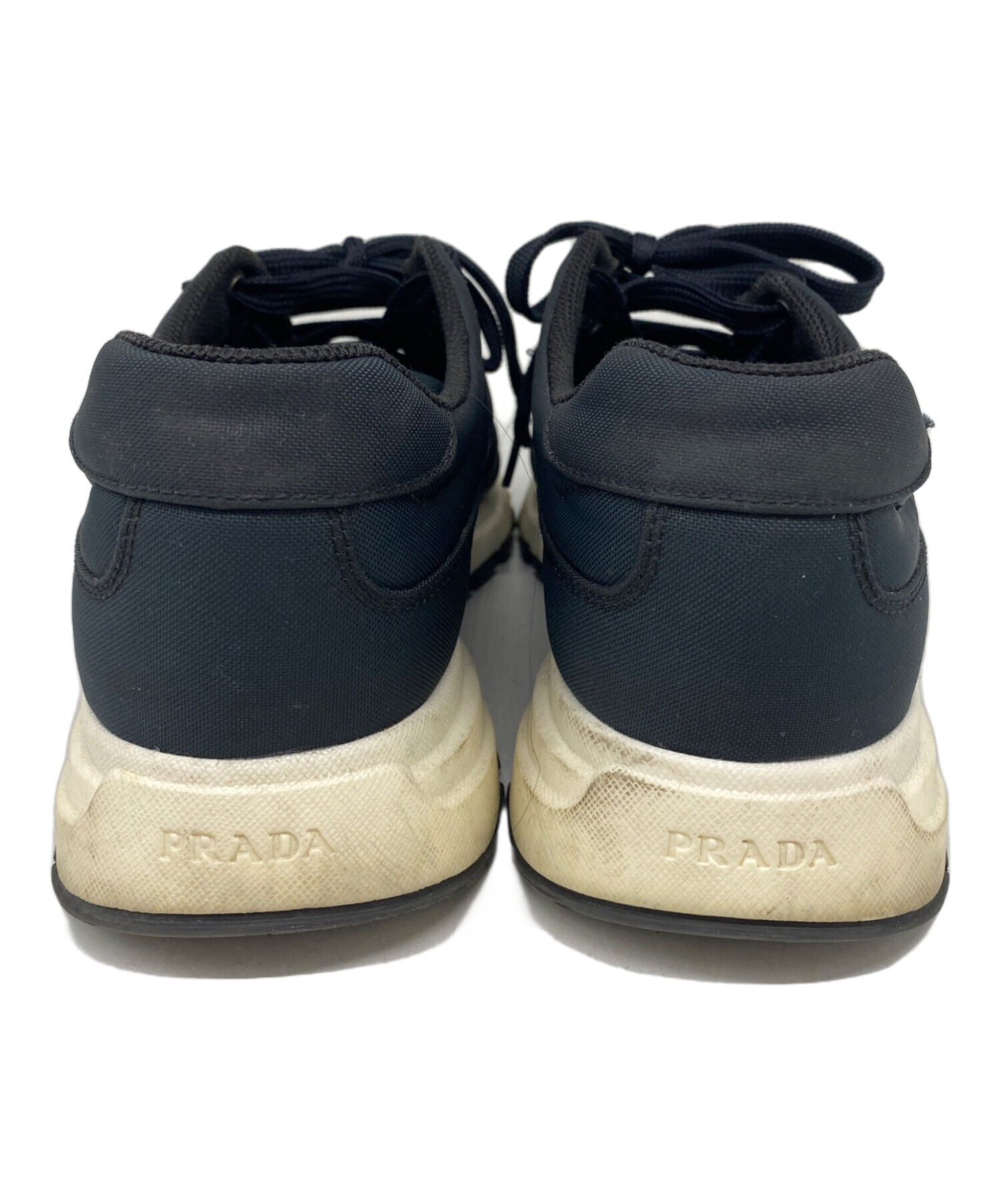中古・古着通販】PRADA (プラダ) スニーカー ブラック サイズ:7