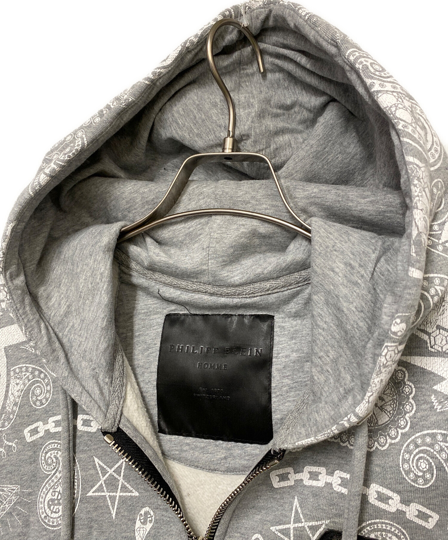 中古・古着通販】PHILIPP PLEIN HOMME (フィリップレインオム) ジップ 