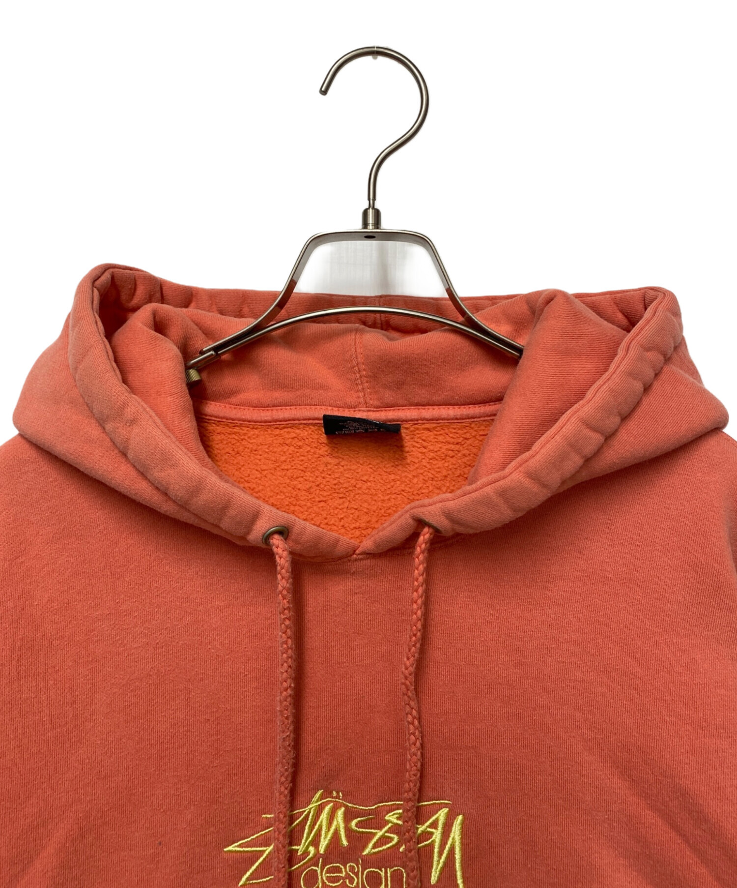 中古・古着通販】stussy (ステューシー) パーカー オレンジ サイズ:L