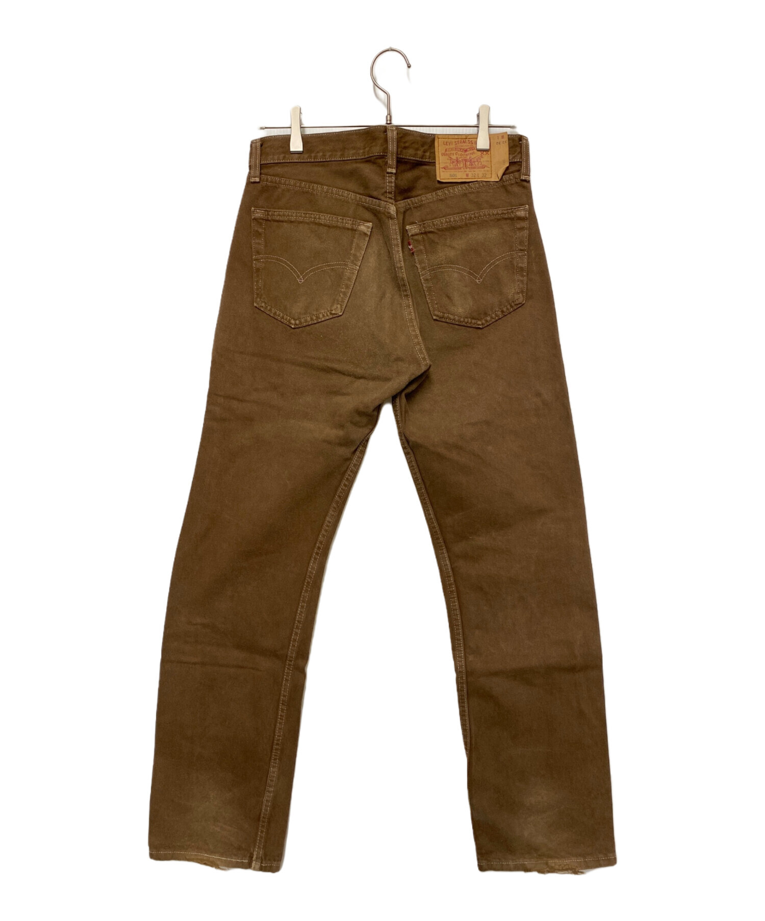 中古・古着通販】LEVI'S (リーバイス) デニムパンツ ブラウン サイズ