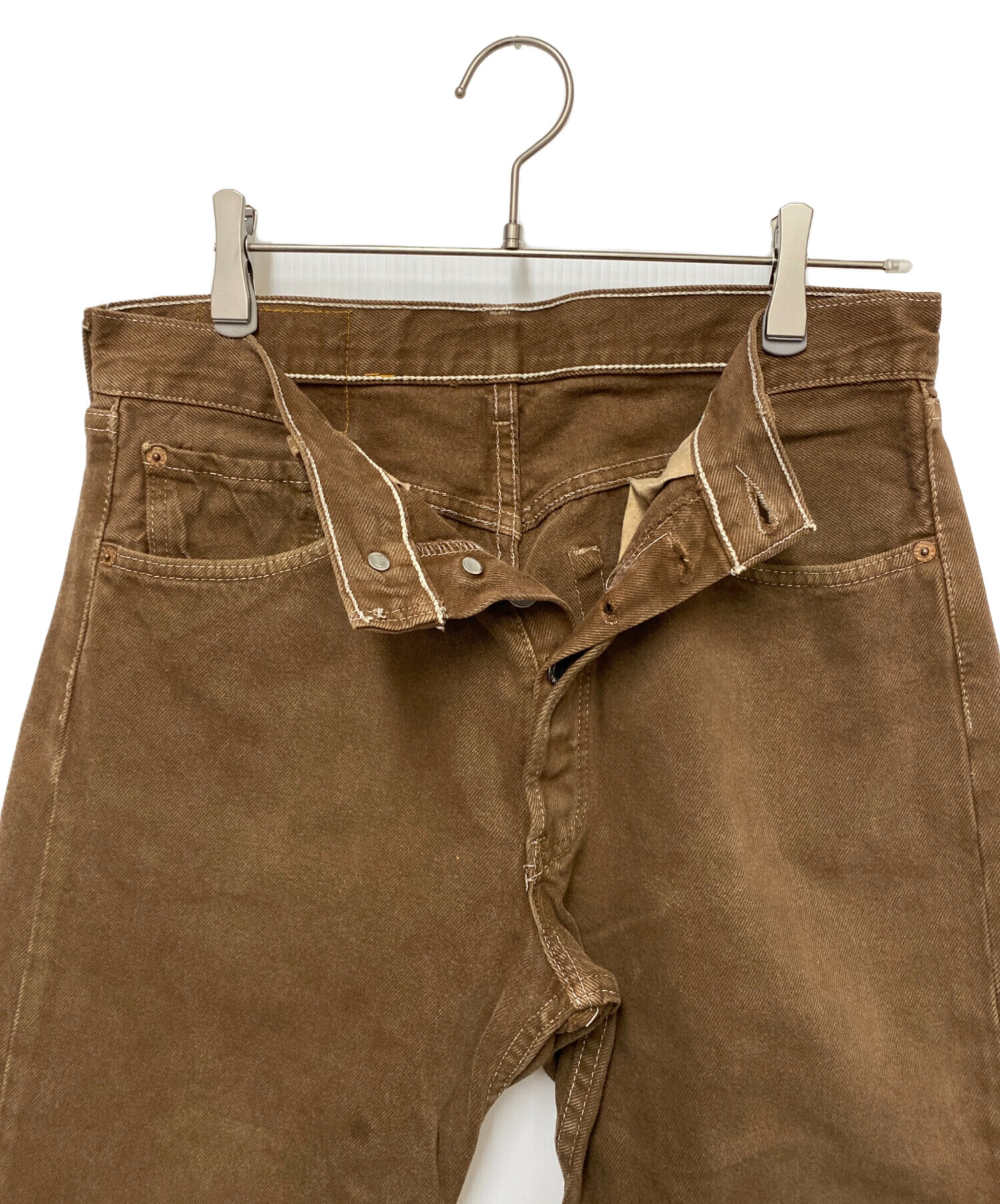 中古・古着通販】LEVI'S (リーバイス) デニムパンツ ブラウン サイズ