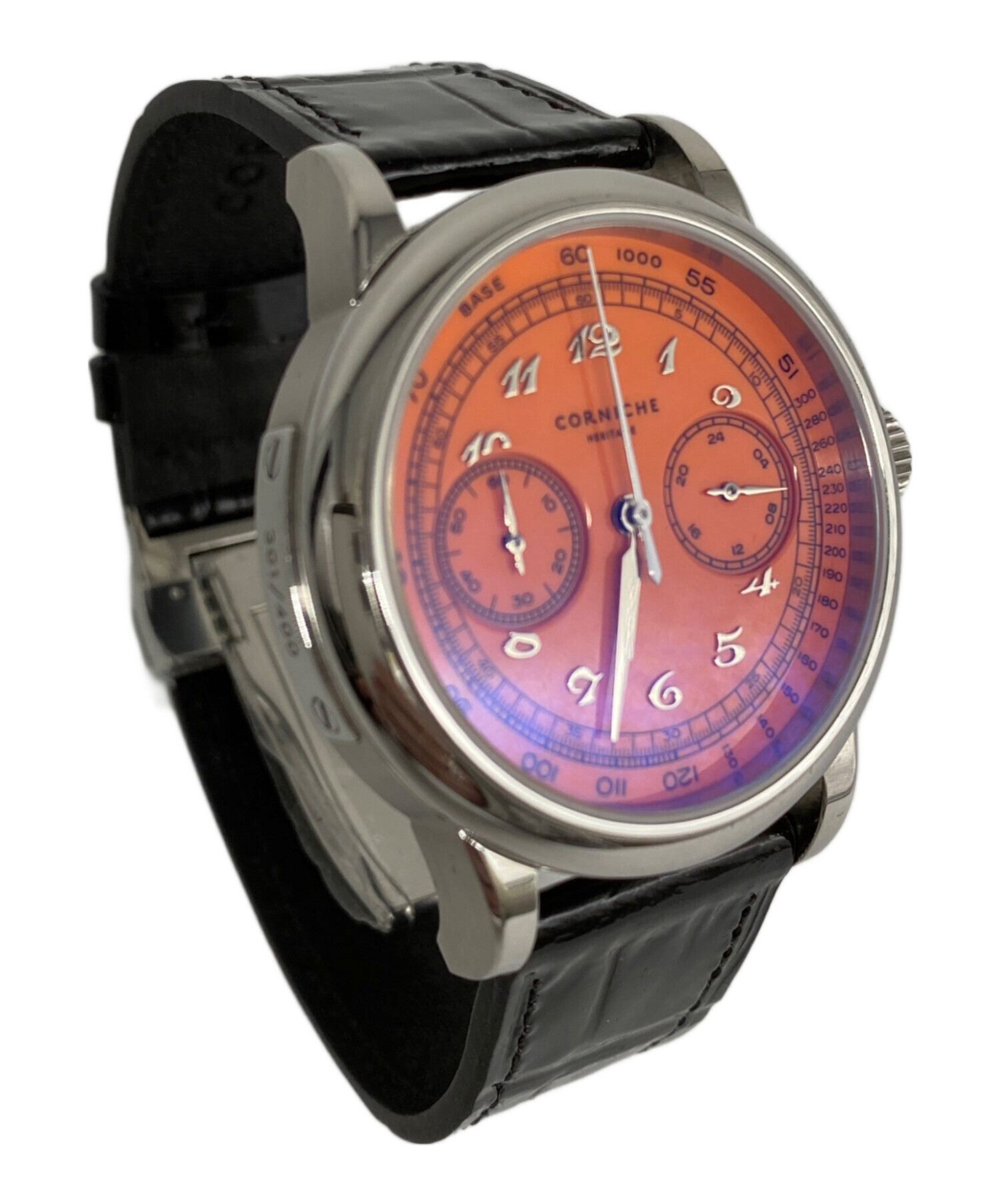 中古・古着通販】CORNICHE (コーニッシュ) クロノグラフ オレンジ