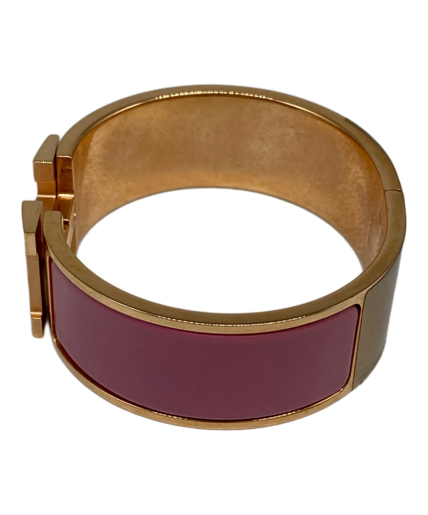 中古・古着通販】HERMES (エルメス) クリッククラック H ゴールド 