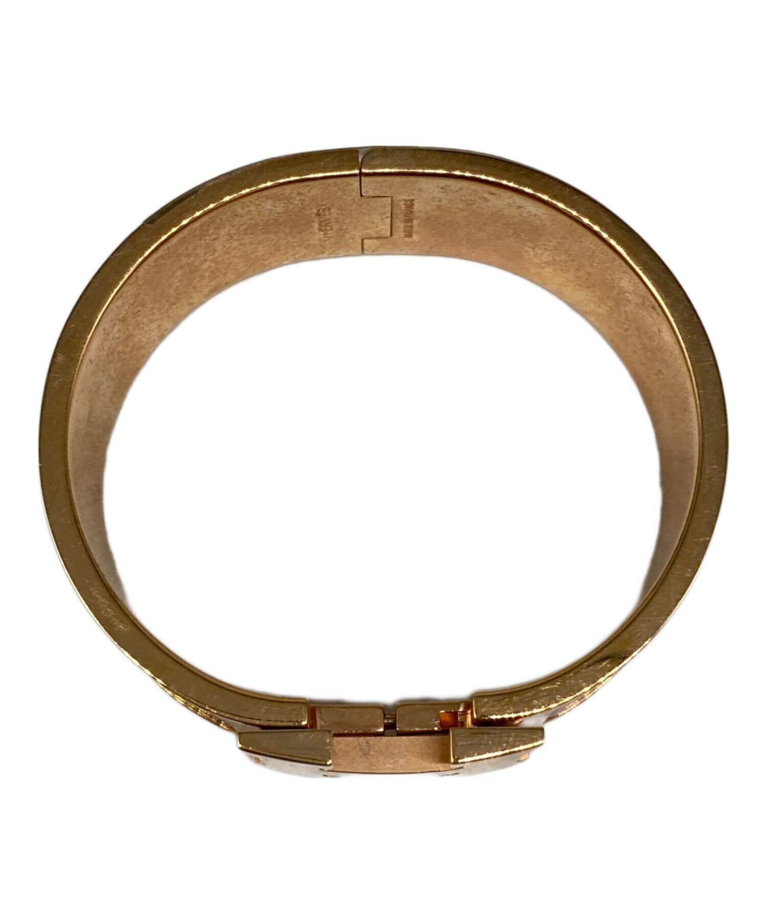 中古・古着通販】HERMES (エルメス) クリッククラック H ゴールド 