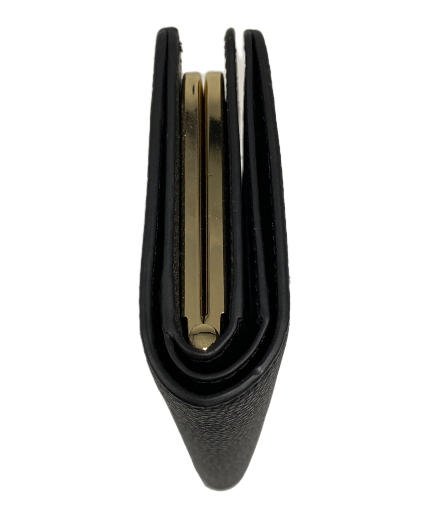 中古・古着通販】COACH (コーチ) がま口財布 ブラック｜ブランド・古着