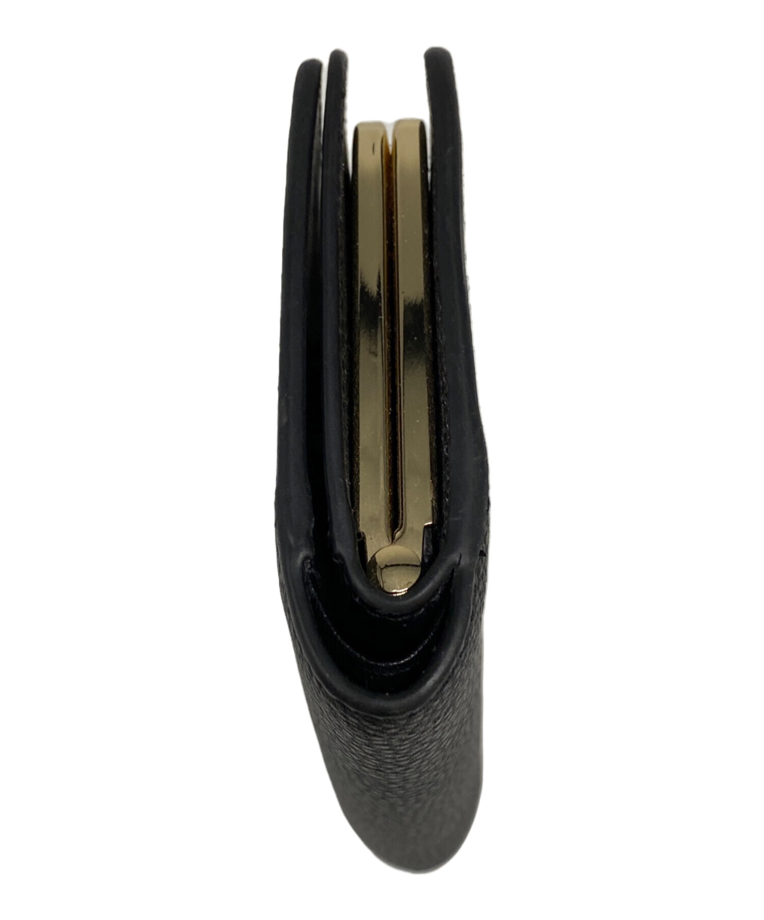 中古・古着通販】COACH (コーチ) がま口財布 ブラック｜ブランド・古着