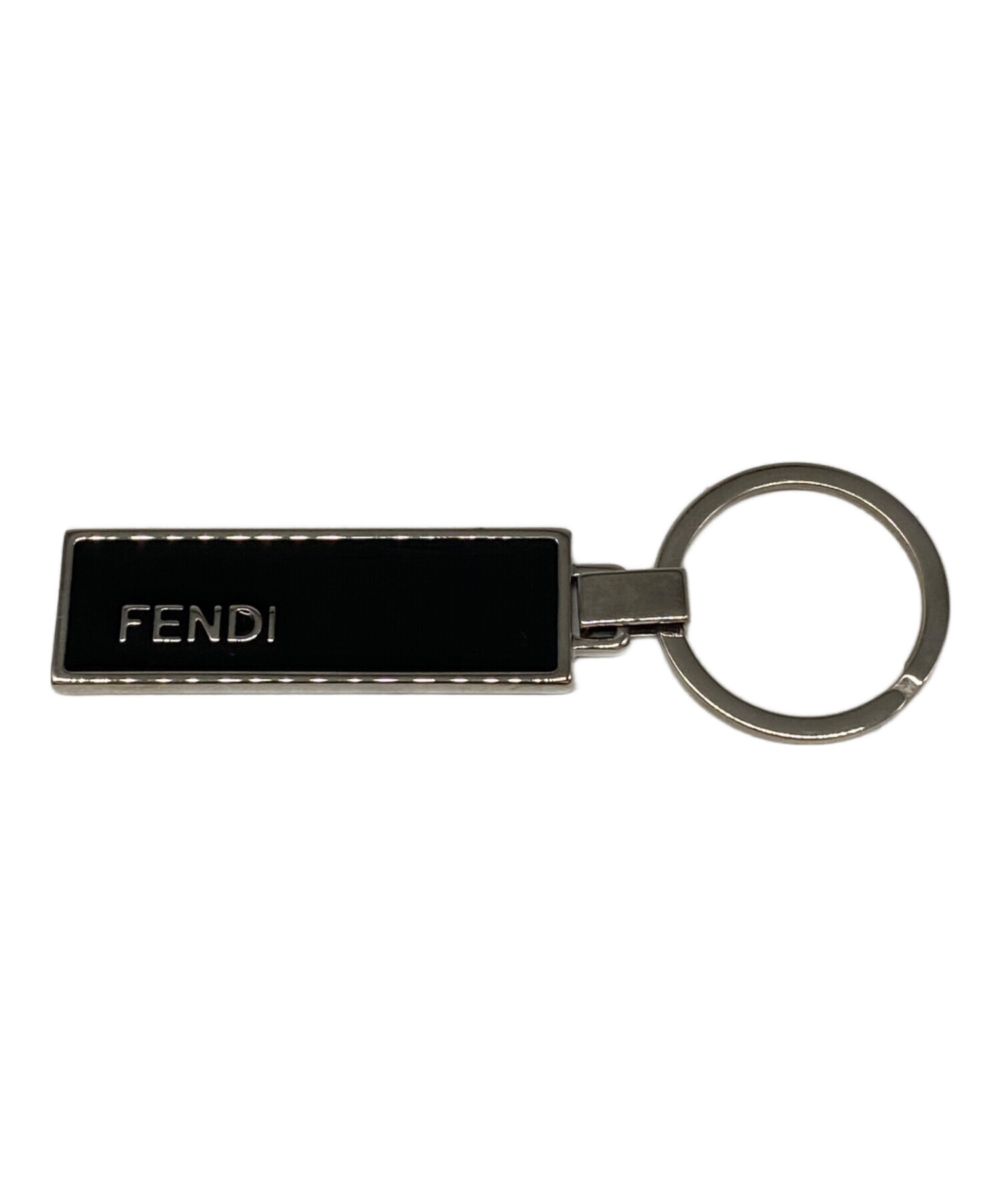 中古・古着通販】FENDI (フェンディ) キーホルダー ブラック×シルバー
