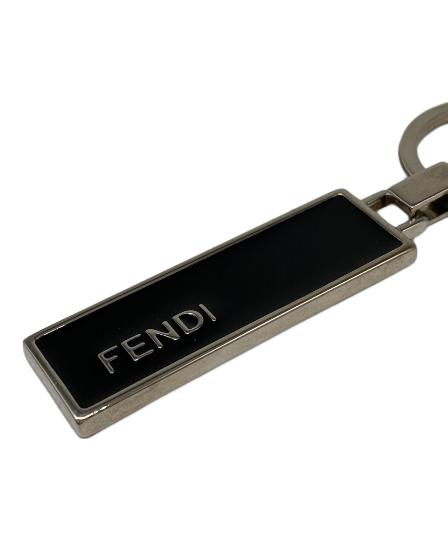中古・古着通販】FENDI (フェンディ) キーホルダー ブラック×シルバー
