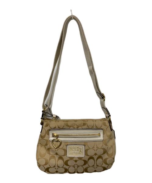 中古・古着通販】COACH (コーチ) ショルダーバッグ ベージュ｜ブランド