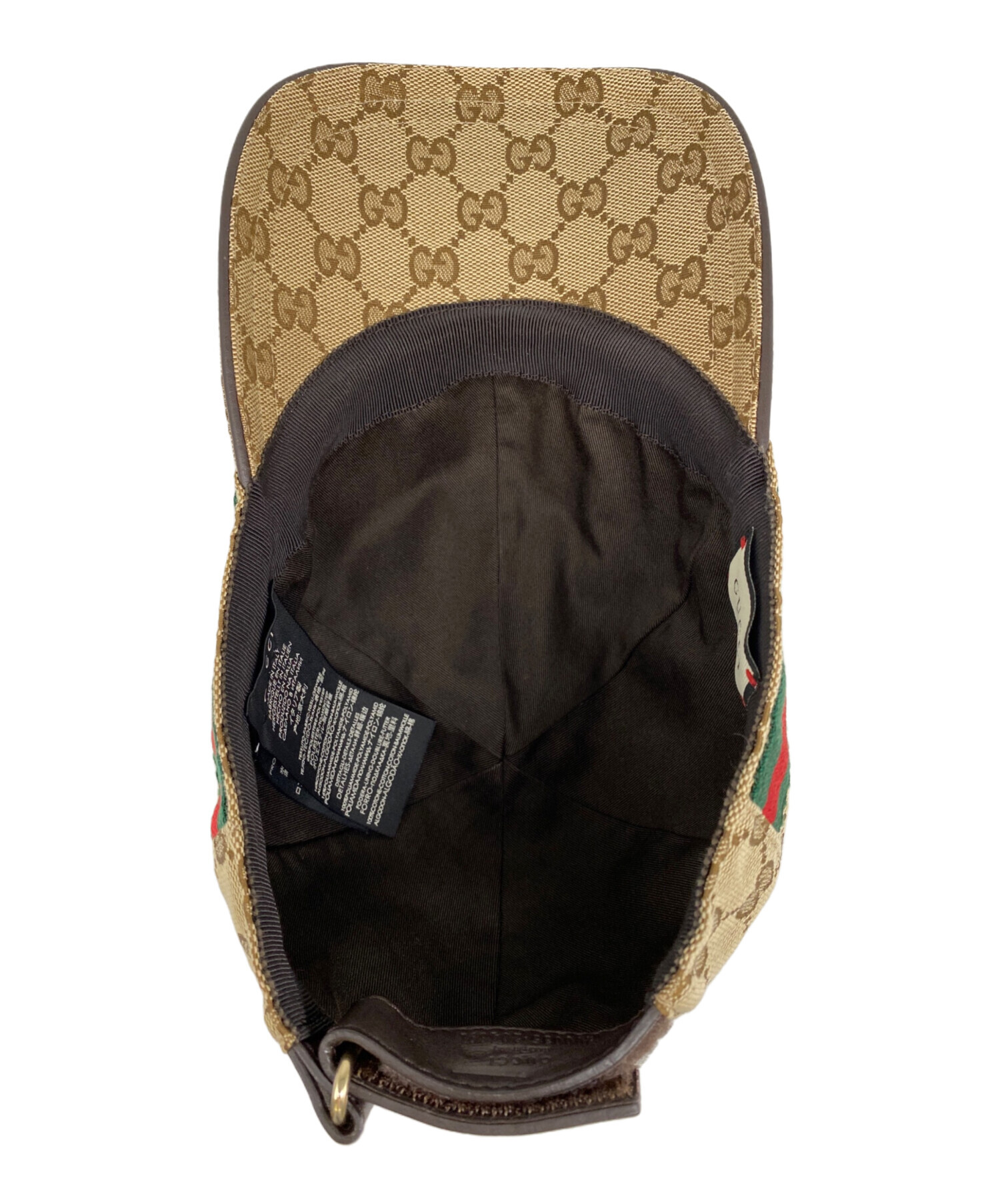 中古・古着通販】GUCCI (グッチ) キャップ ブラウン｜ブランド・古着