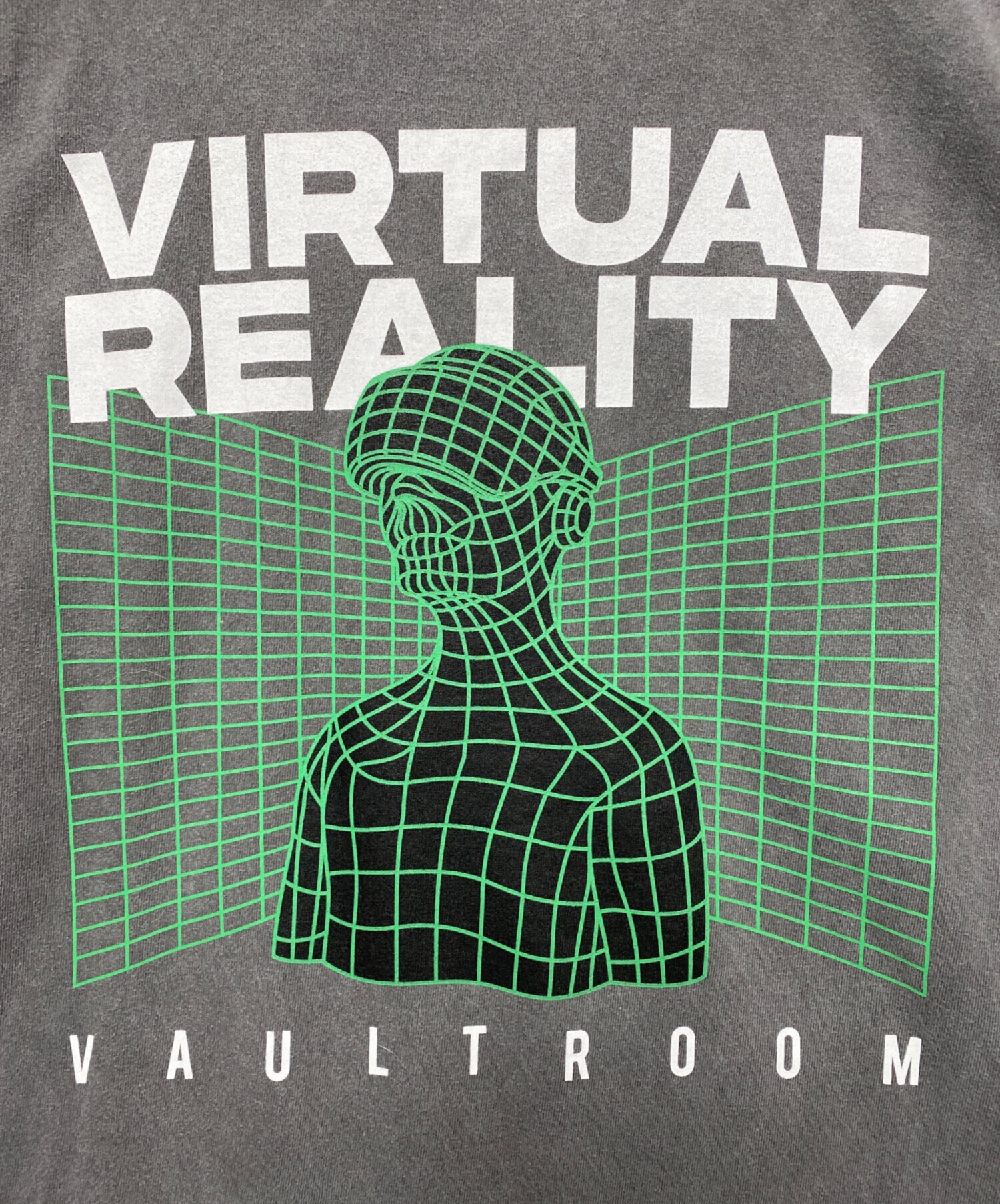 中古・古着通販】vault room (ボルトルーム) 長袖カットソー グレー 