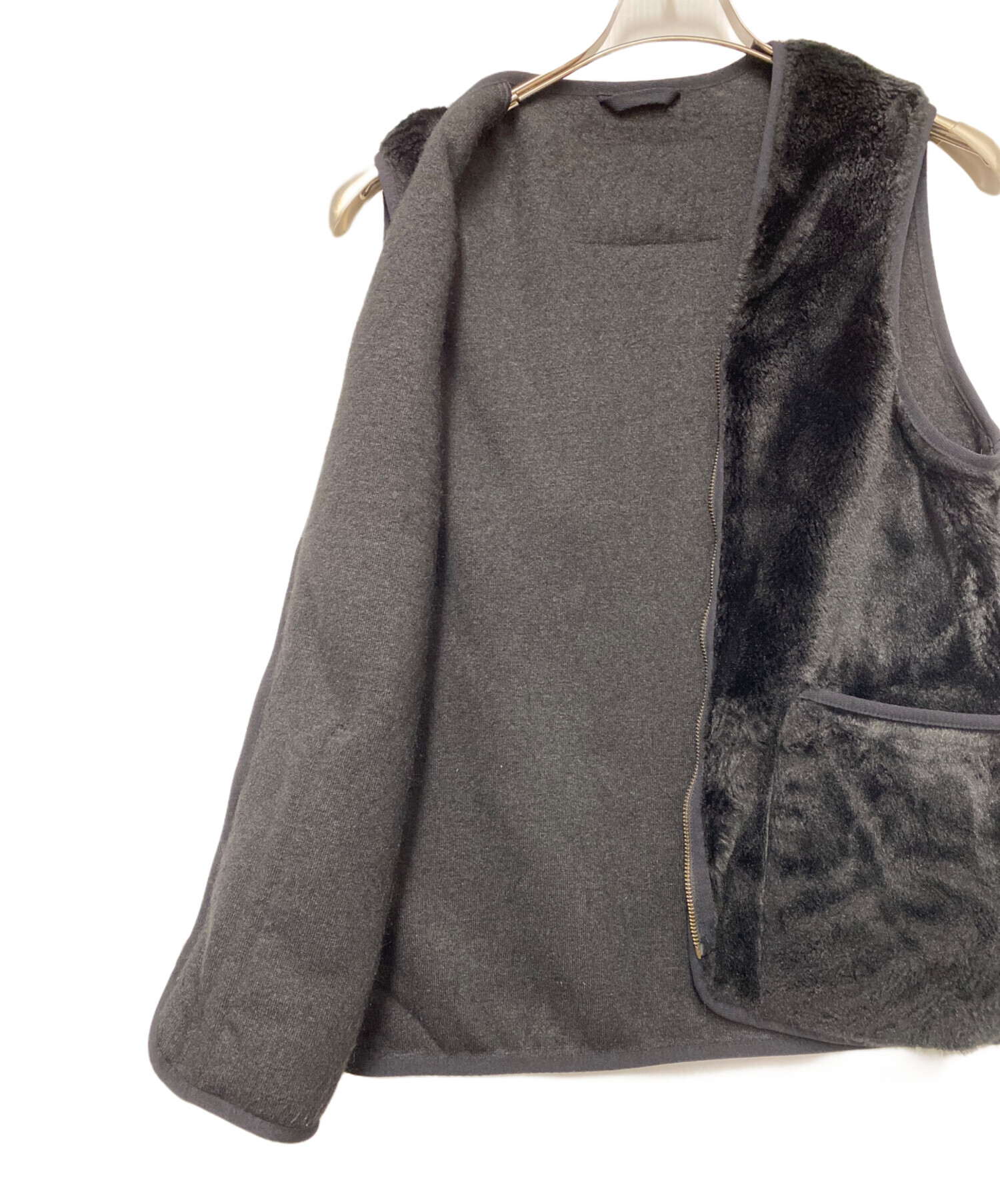 中古・古着通販】Barbour (バブアー) ファーライナーベスト ブラック