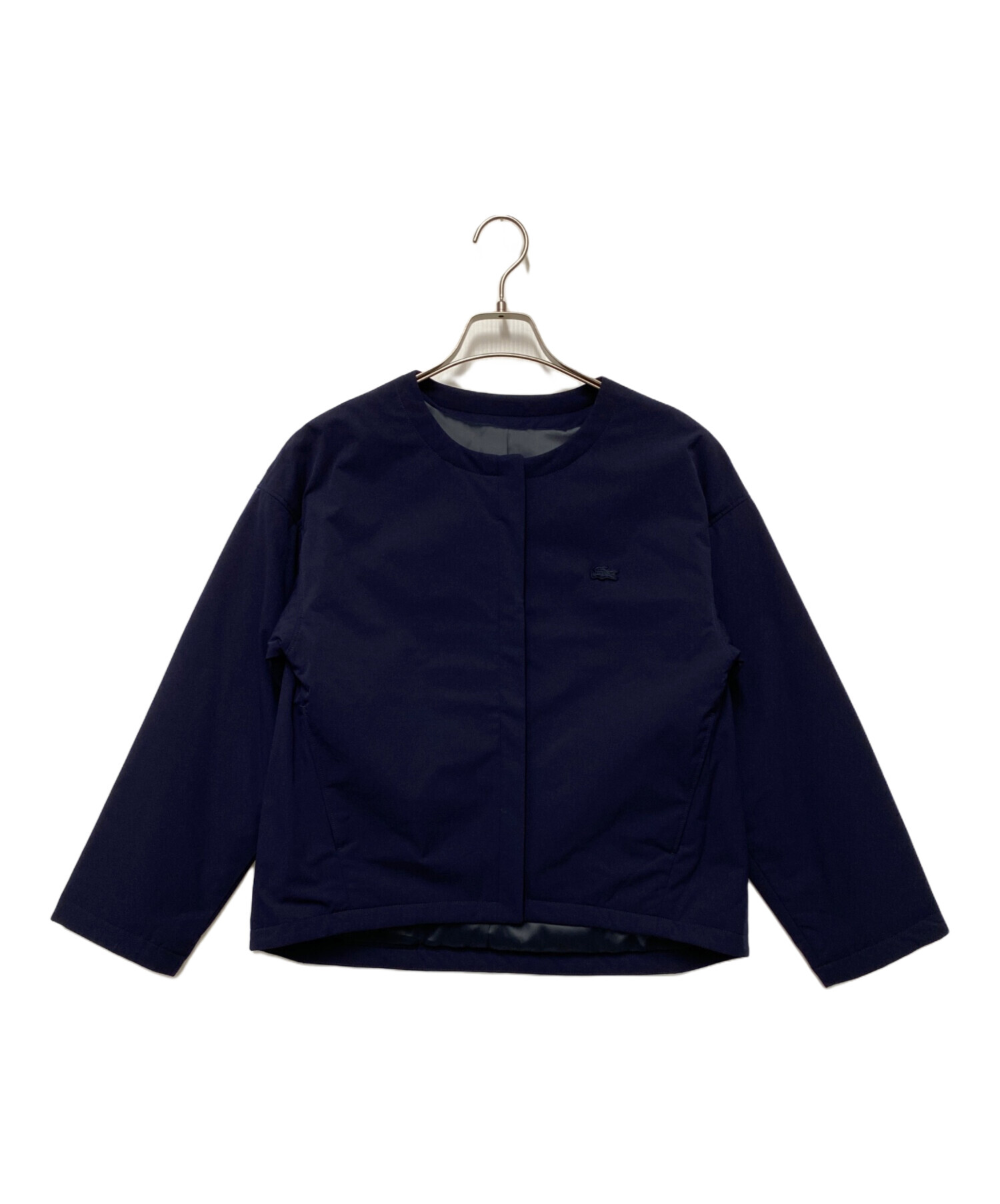 中古・古着通販】LACOSTE (ラコステ) パデッドショートコート ネイビー