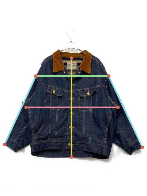 中古・古着通販】LEE (リー) SUPERSIZED RIDER JACKET インディゴ