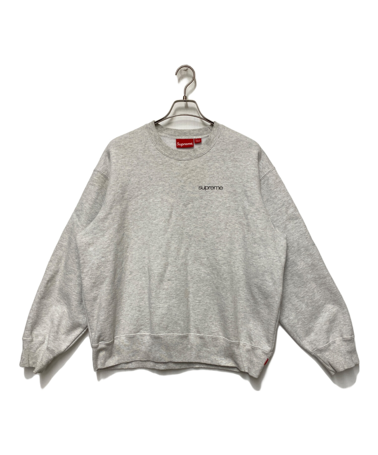 中古・古着通販】Supreme (シュプリーム) Crewneck Ash Grey グレー