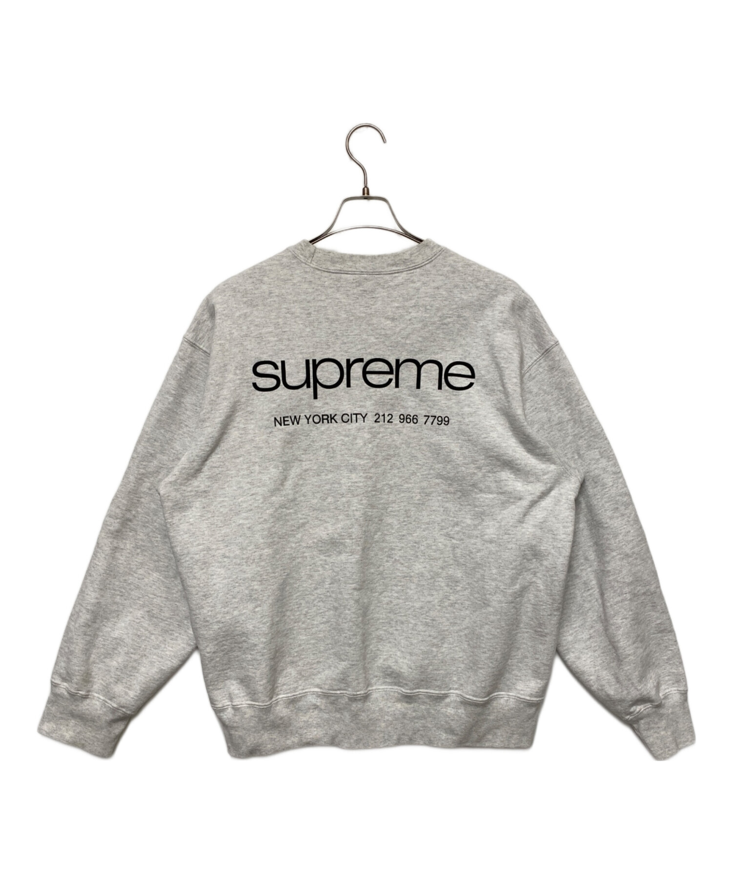 中古・古着通販】Supreme (シュプリーム) Crewneck Ash Grey グレー 